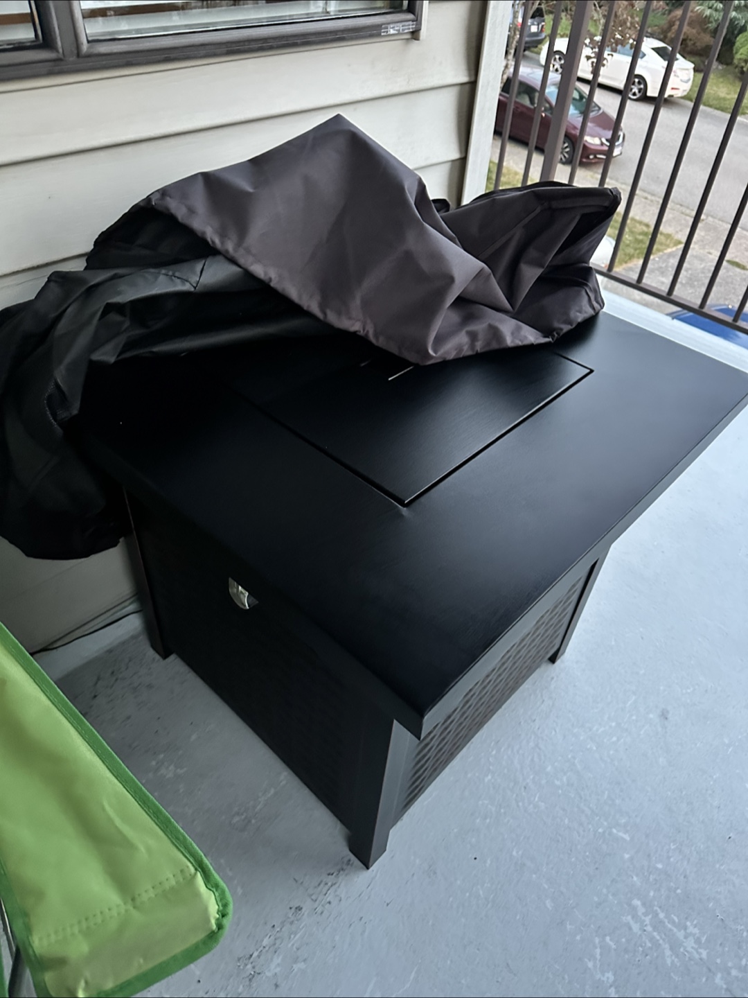 Furnimics Outdoor Gas Fire Pit Table - includes propane tank - photo 4