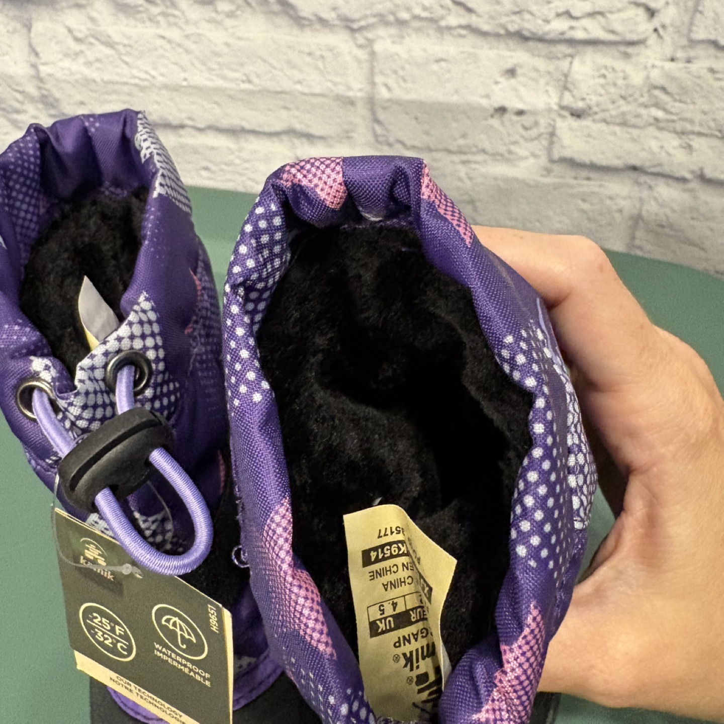 New Kamik Purple Snow Boots - Size 5 (Toddler) - photo 4