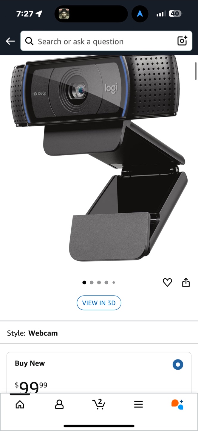Logitech C920x HD Pro Webcam - photo 4