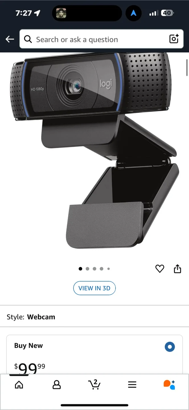 Logitech C920x HD Pro Webcam image indicator(4)