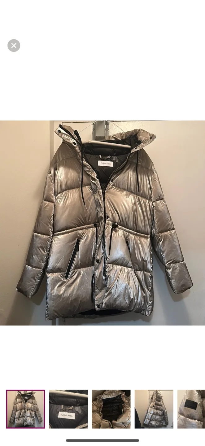 Calvin Klein Puffer Jacket - Metallic thumbnail