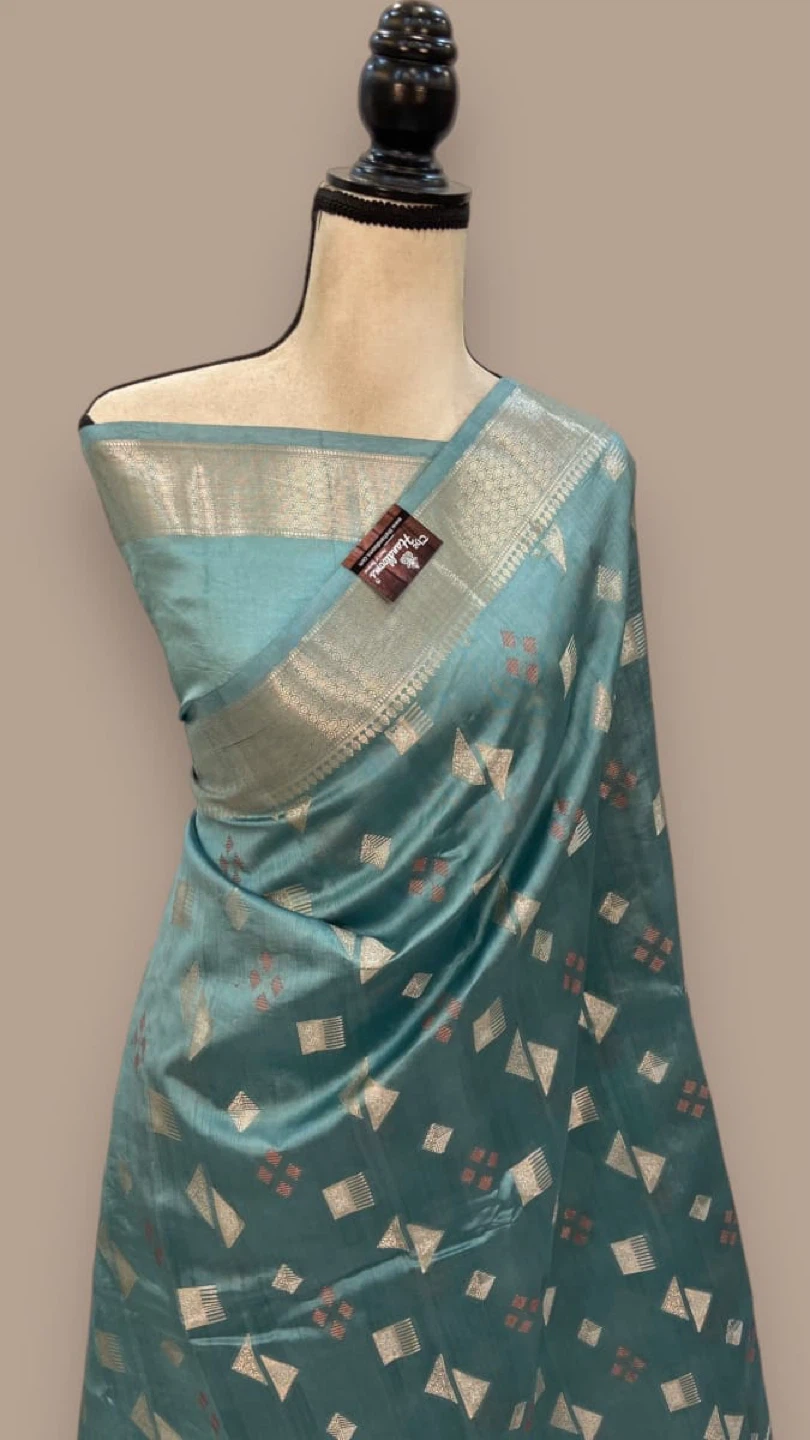 Designer Saree - Pink, Teal, Purple - photo 5