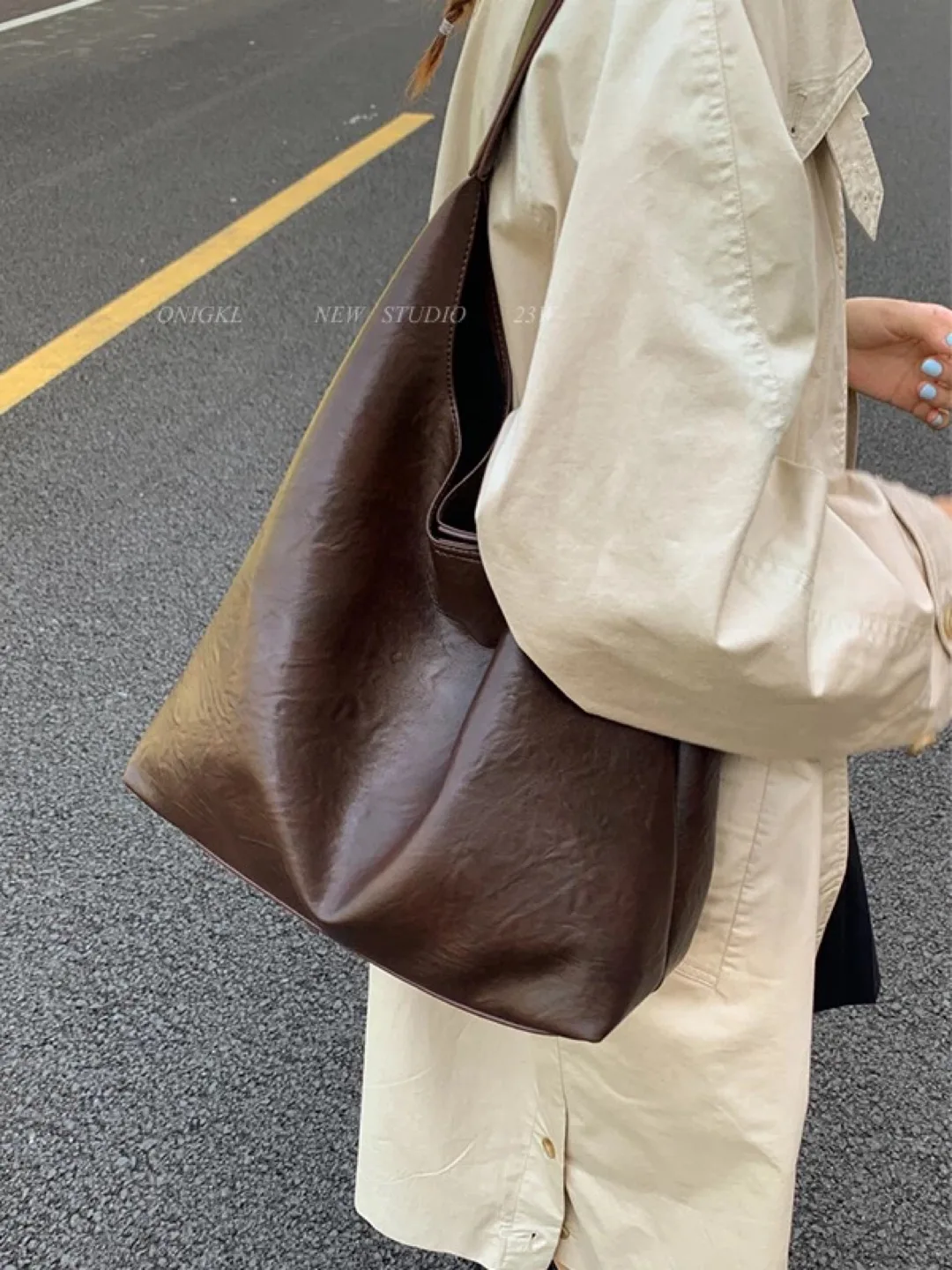 Brand New Brown Boho Tote Bag image indicator(3)