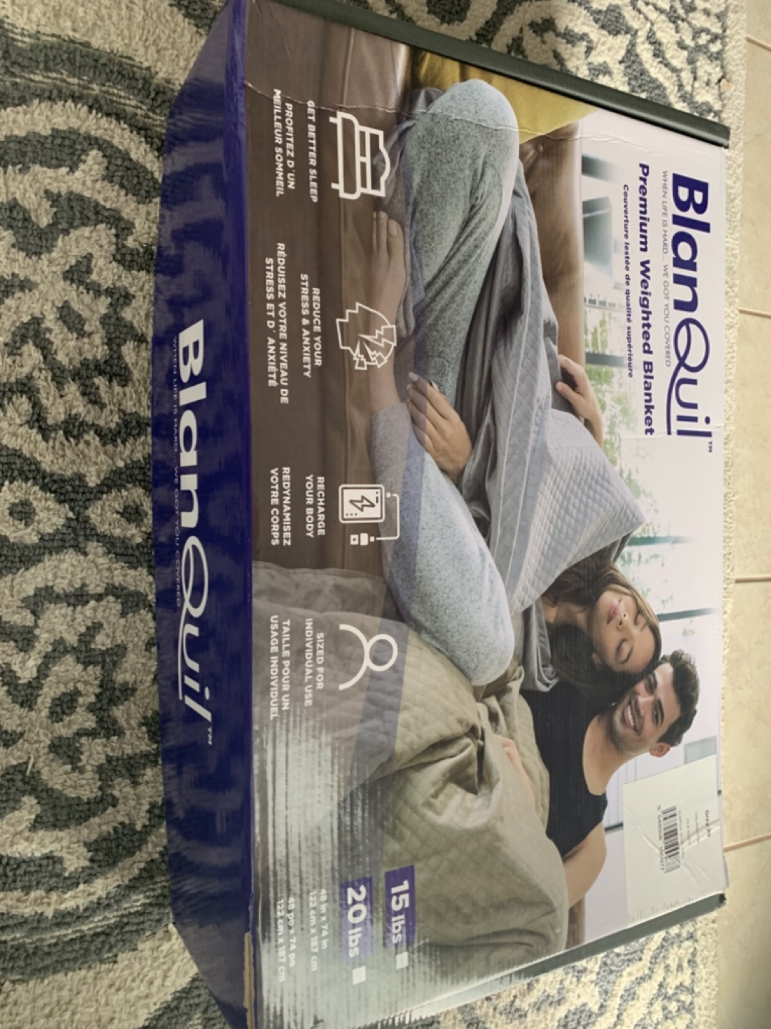 BlanQuil Premium Weighted Blanket 20lbs