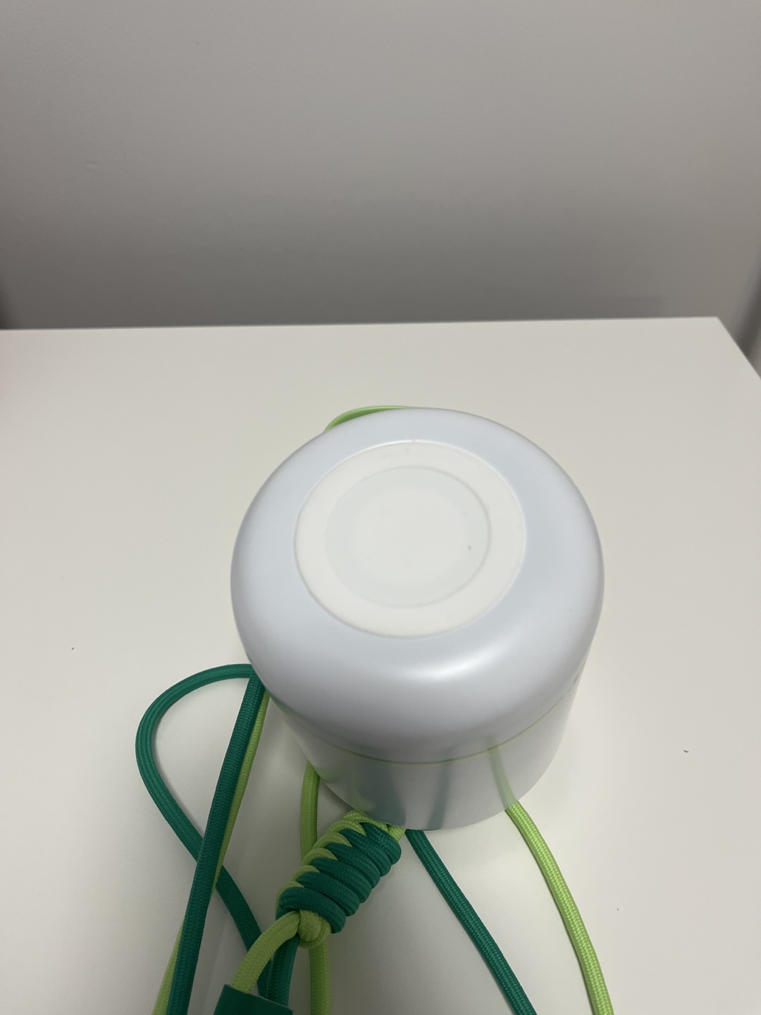 Starbucks White Water Bottle with Green Strap - photo 4