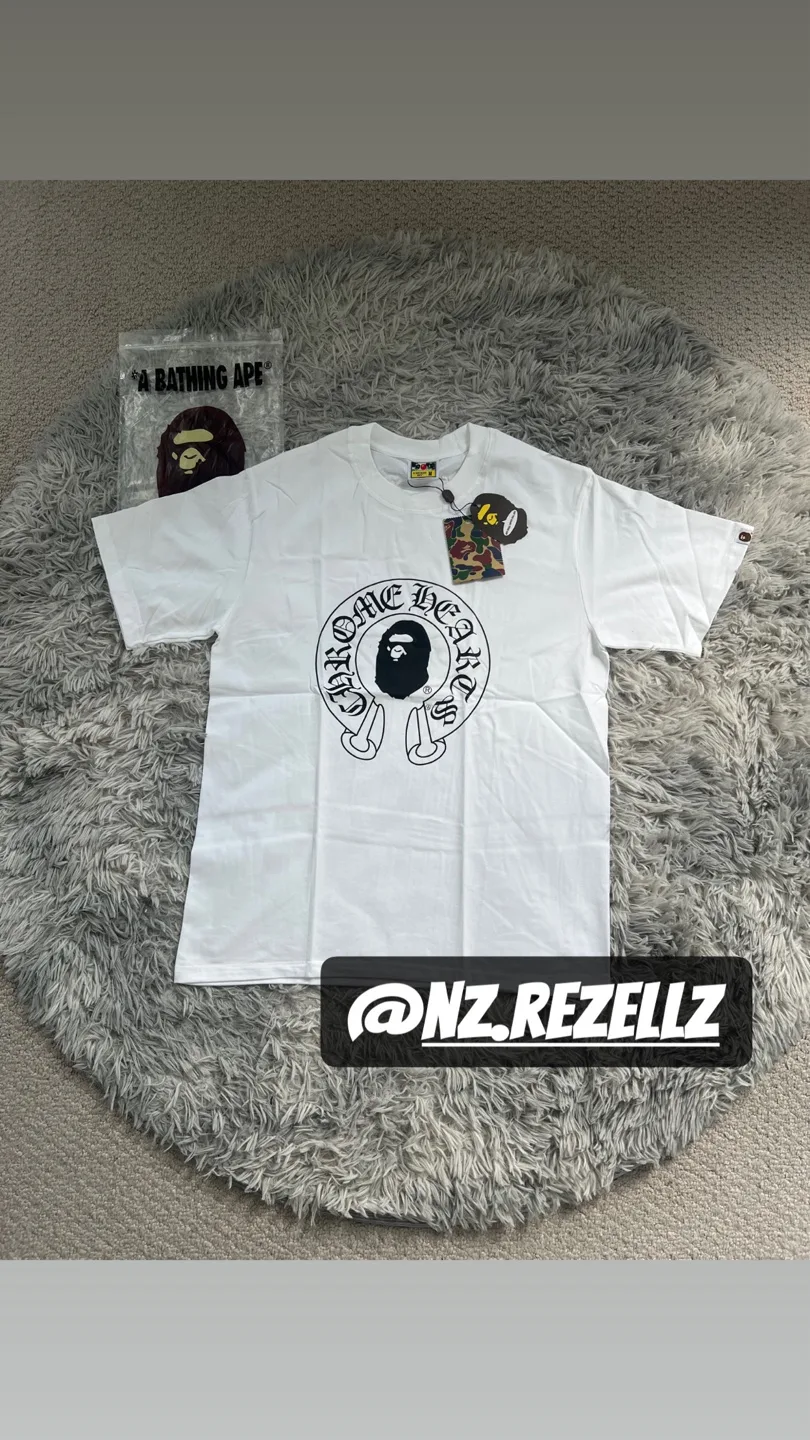 Bape x Chrome Hearts Tees image indicator(3)