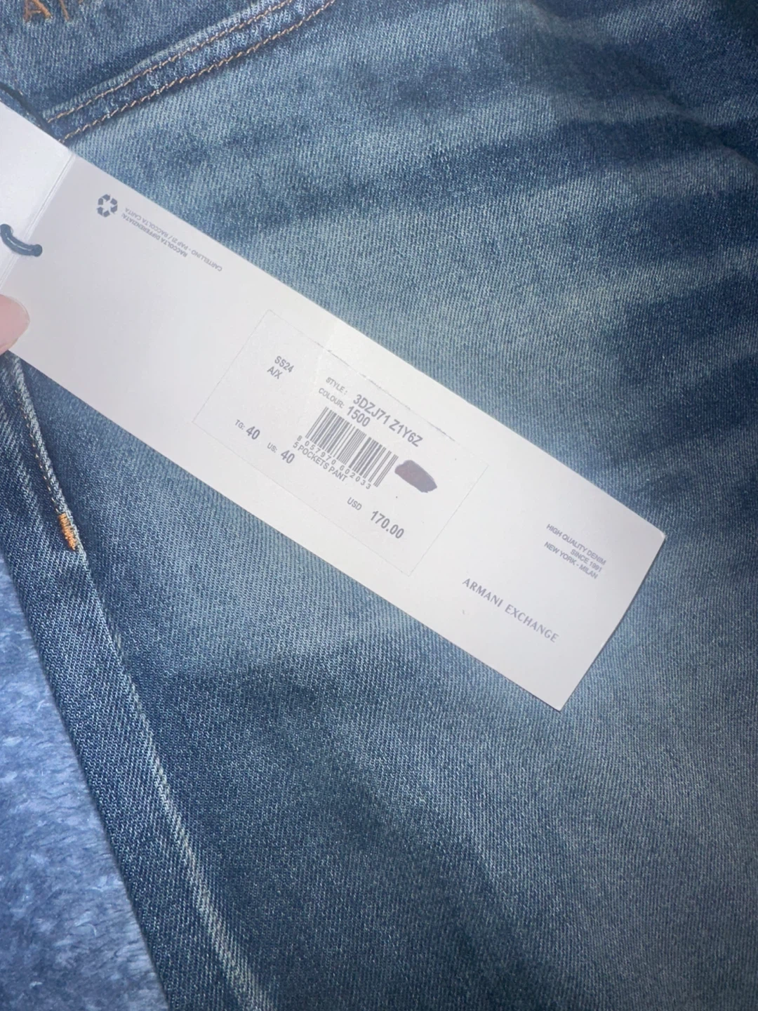Armani Exchange Jeans Sz 40 - New with Tags! - photo 3