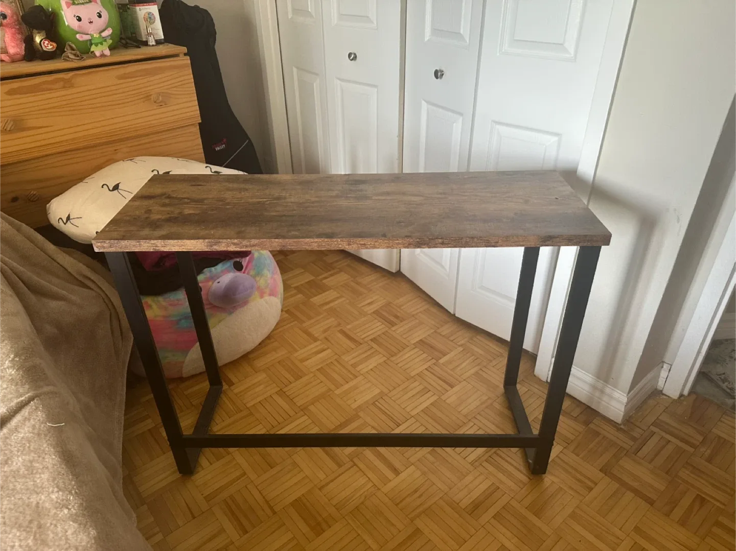 Wood and Metal Console Table thumbnail