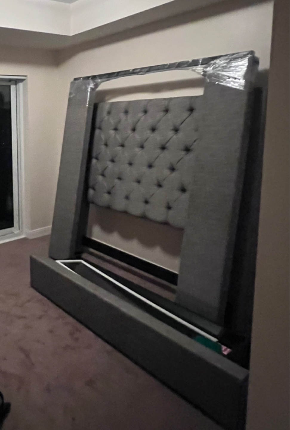 Need gone asap! Ashley Queen Upholstered Bed with Storage - photo 4