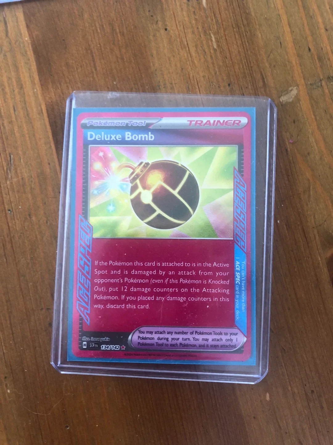 Deluxe bmb acespec pokemon trainer card thumbnail