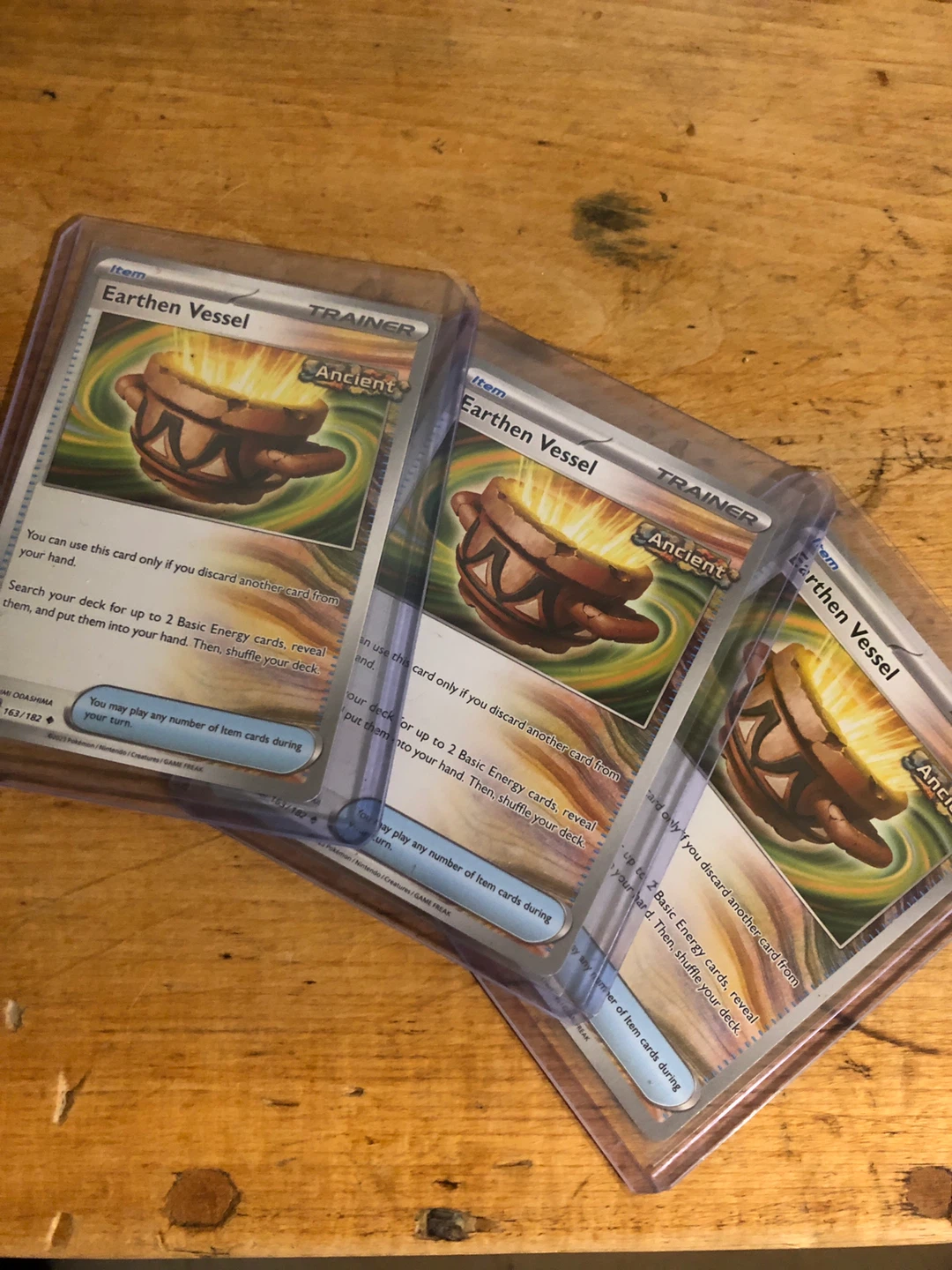 Earthen vessel pokemon trainer card