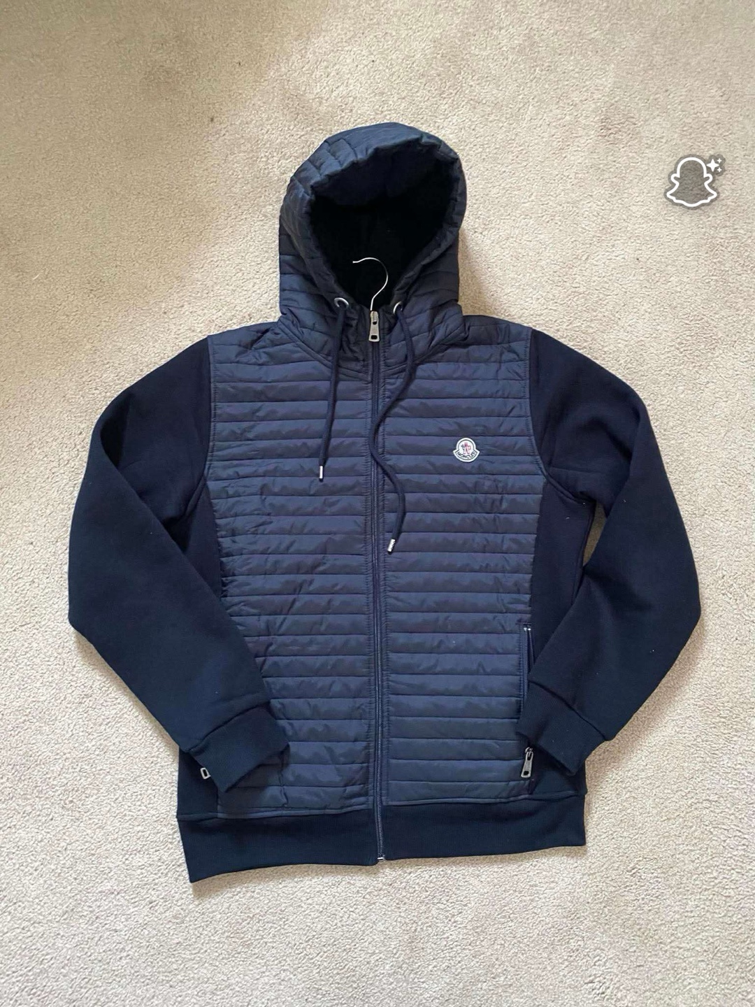Moncler Padded Zip-Up Hoodie - Size Unknown - photo 2