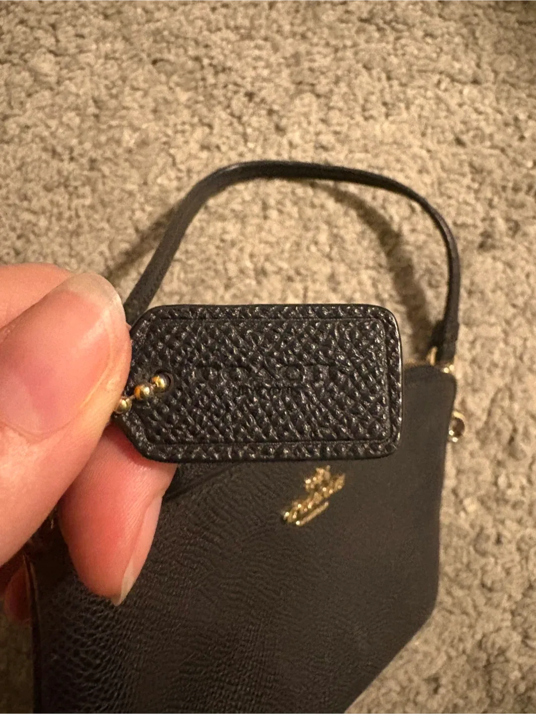 Coach Black Wristlet image indicator(2)