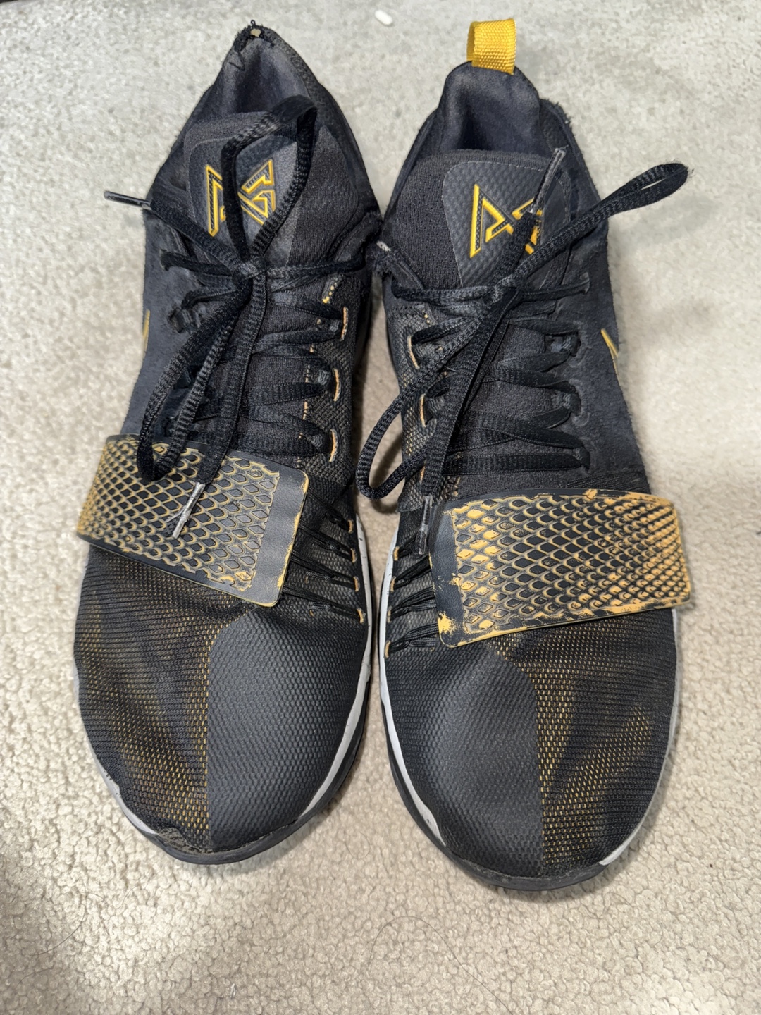 Nike PG1 Black/Gold Basketball Shoes - photo 4