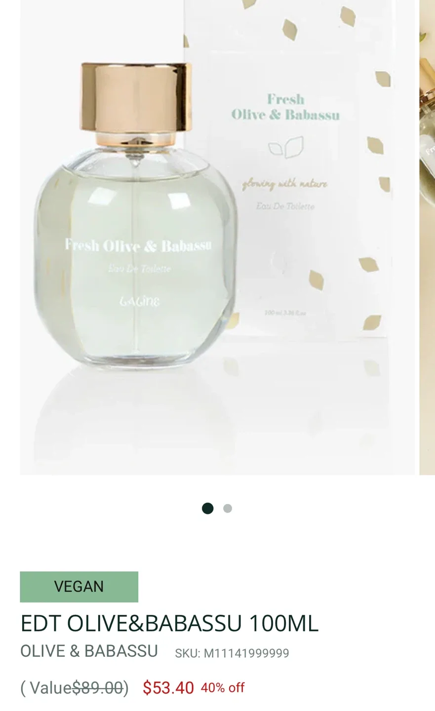 Laline Fresh Olive & Babassu EDT - 100ml image indicator(2)