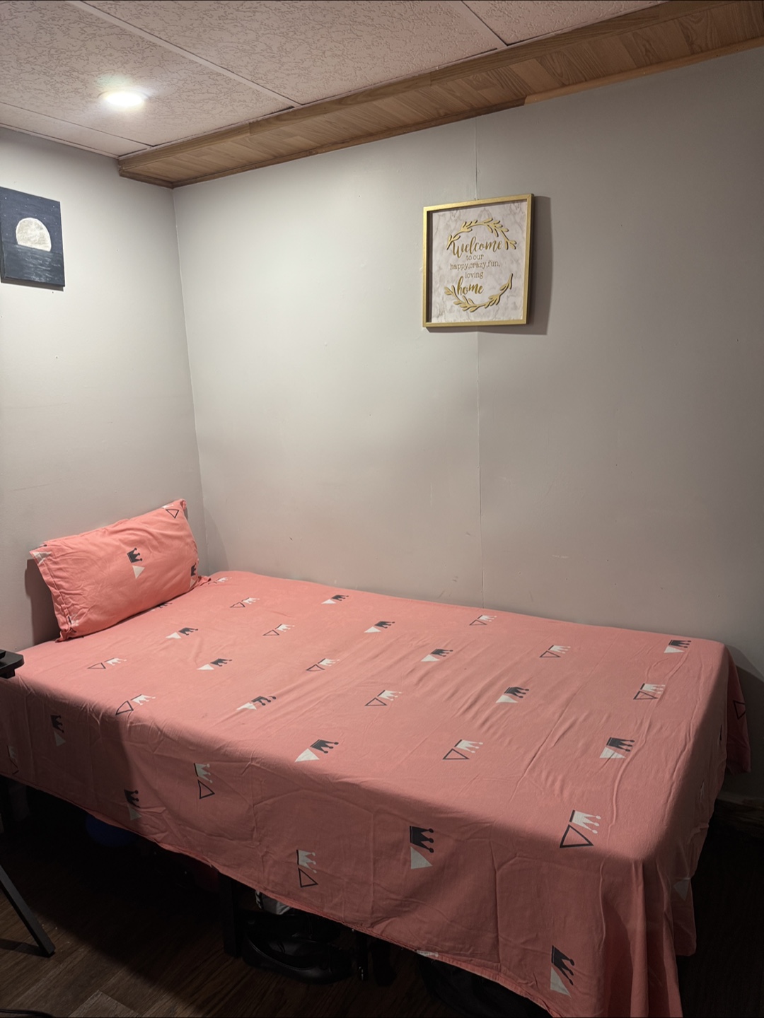 Bed frame and mattress