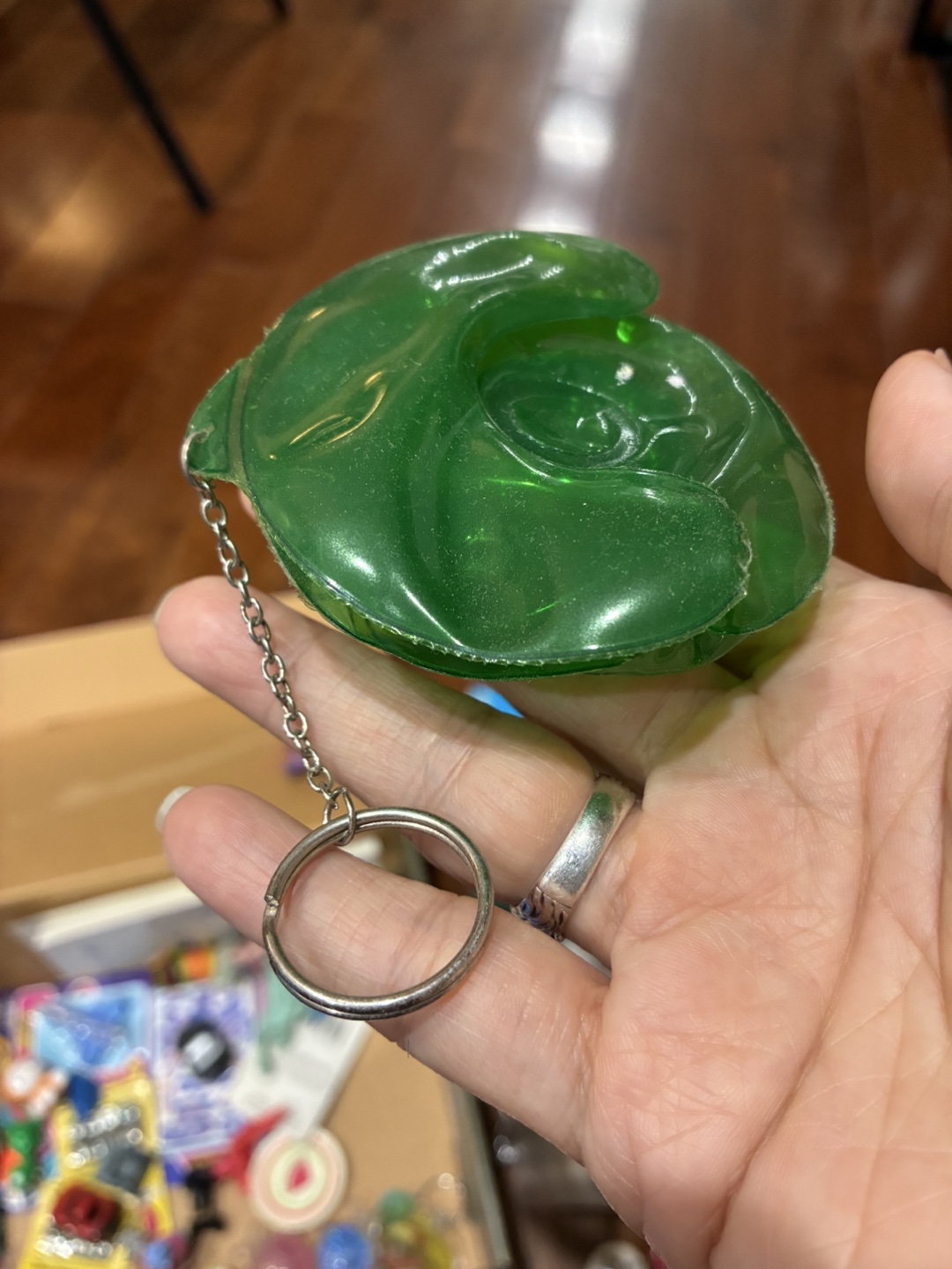 Inflatable Bubble Chair Keychain - photo 3