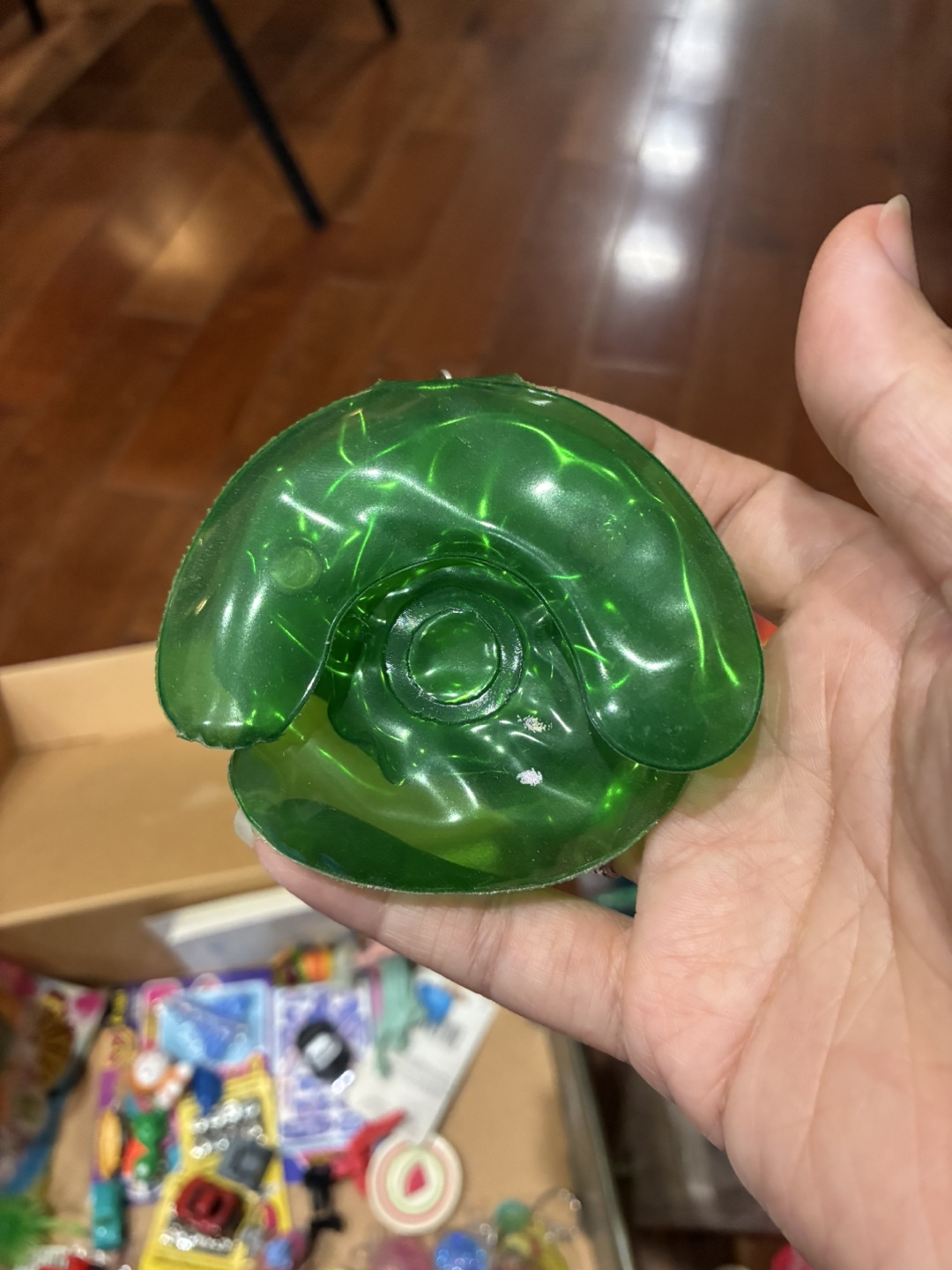 Inflatable Bubble Chair Keychain - photo 2