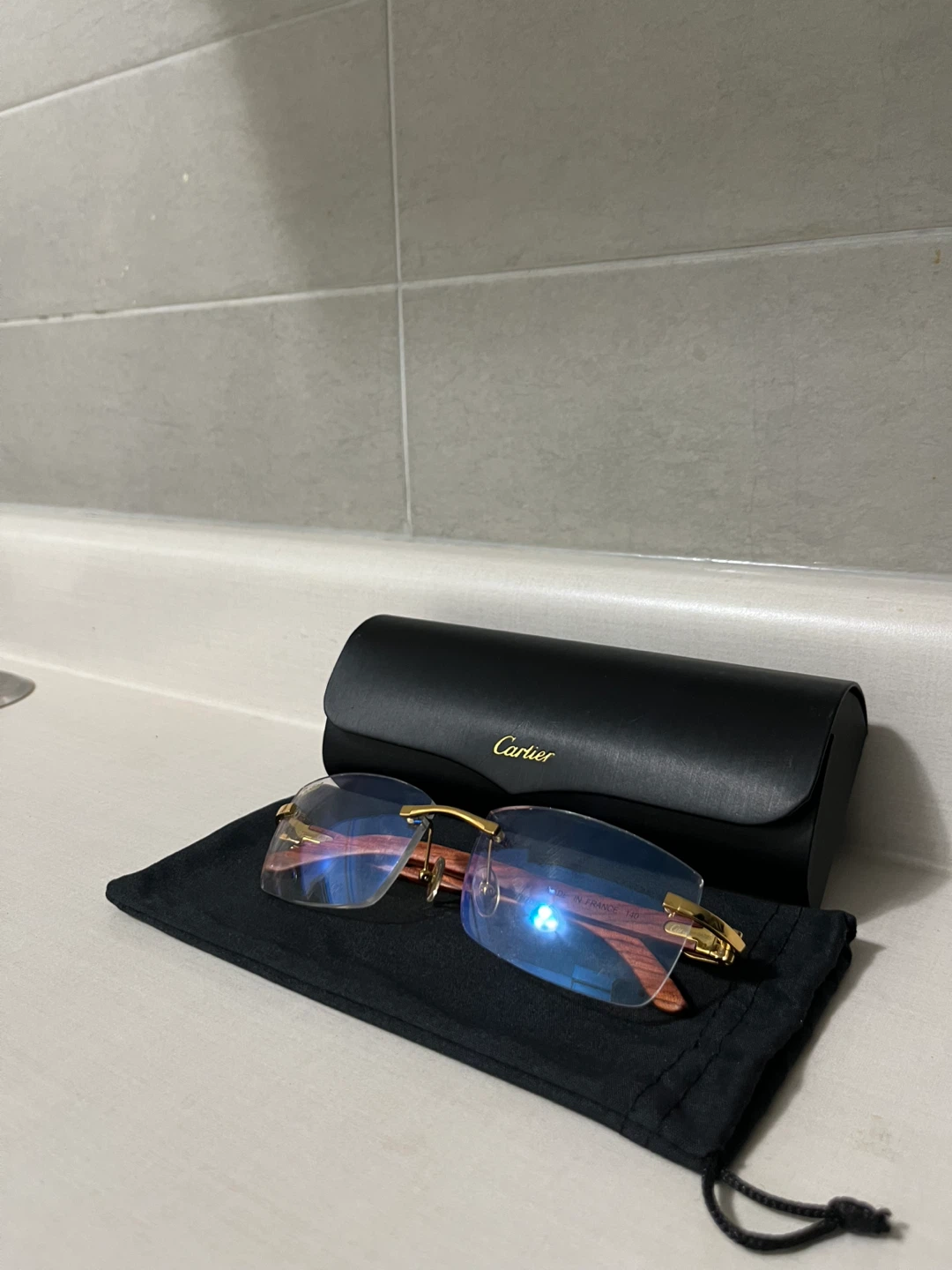 Cartier Eyeglasses with Case (UA) - photo 2