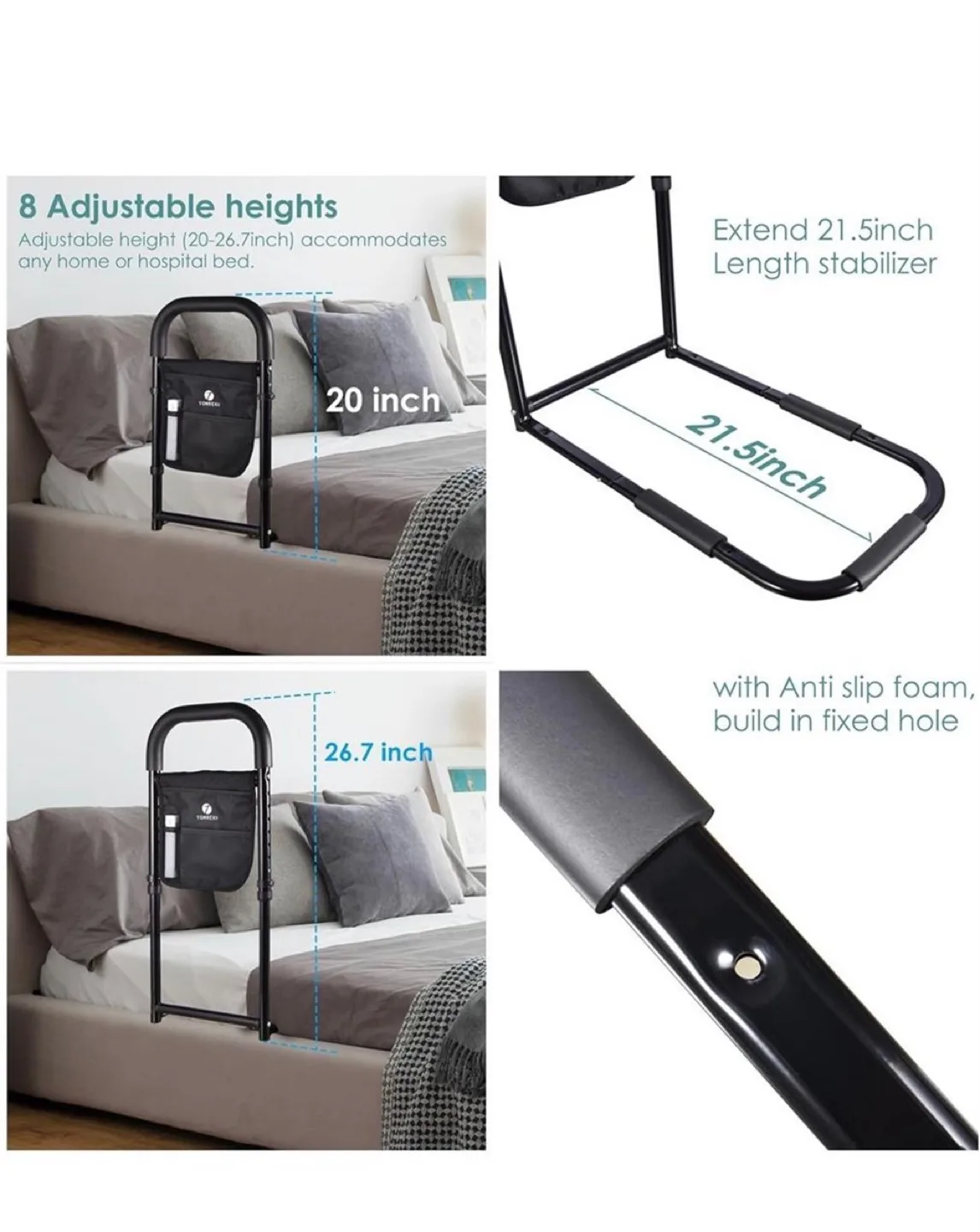 Bed Rails for Elderly Adults image indicator(2)