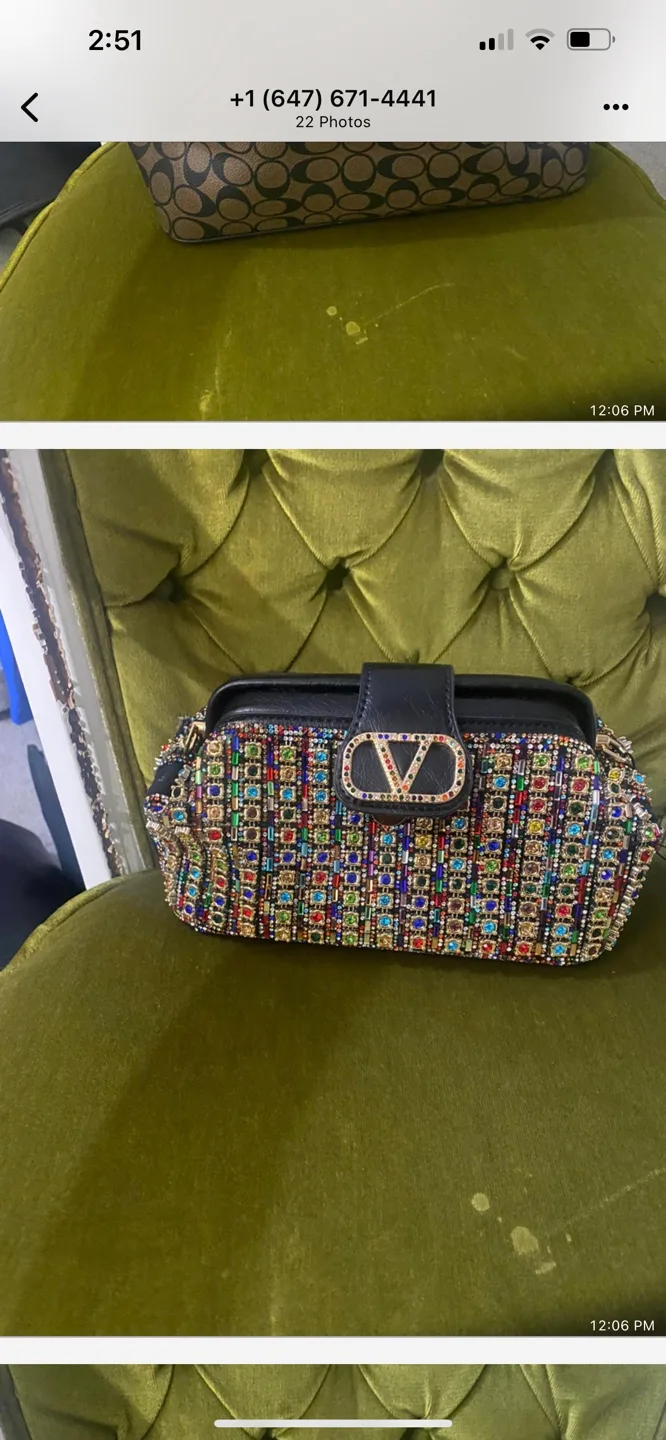 Valentino Garavani Embellished Shoulder Bag thumbnail