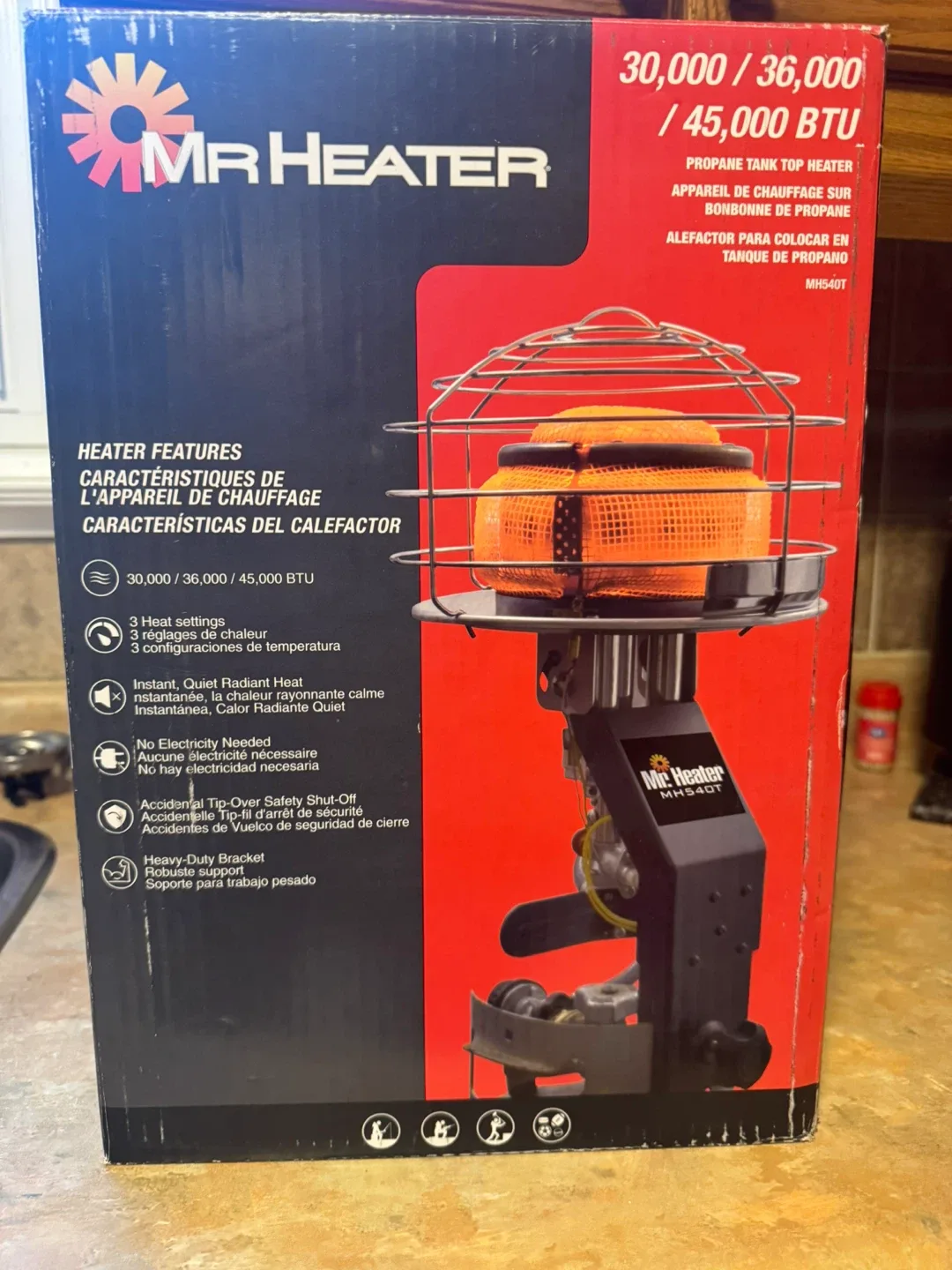Mr. Heater MH540T Propane Tank Top Heater thumbnail