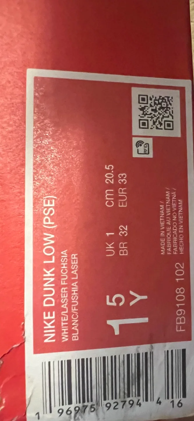 Brand New-Nike Dunk Low for Younger Kids (Youth) Size US 1.5Y image indicator(6)