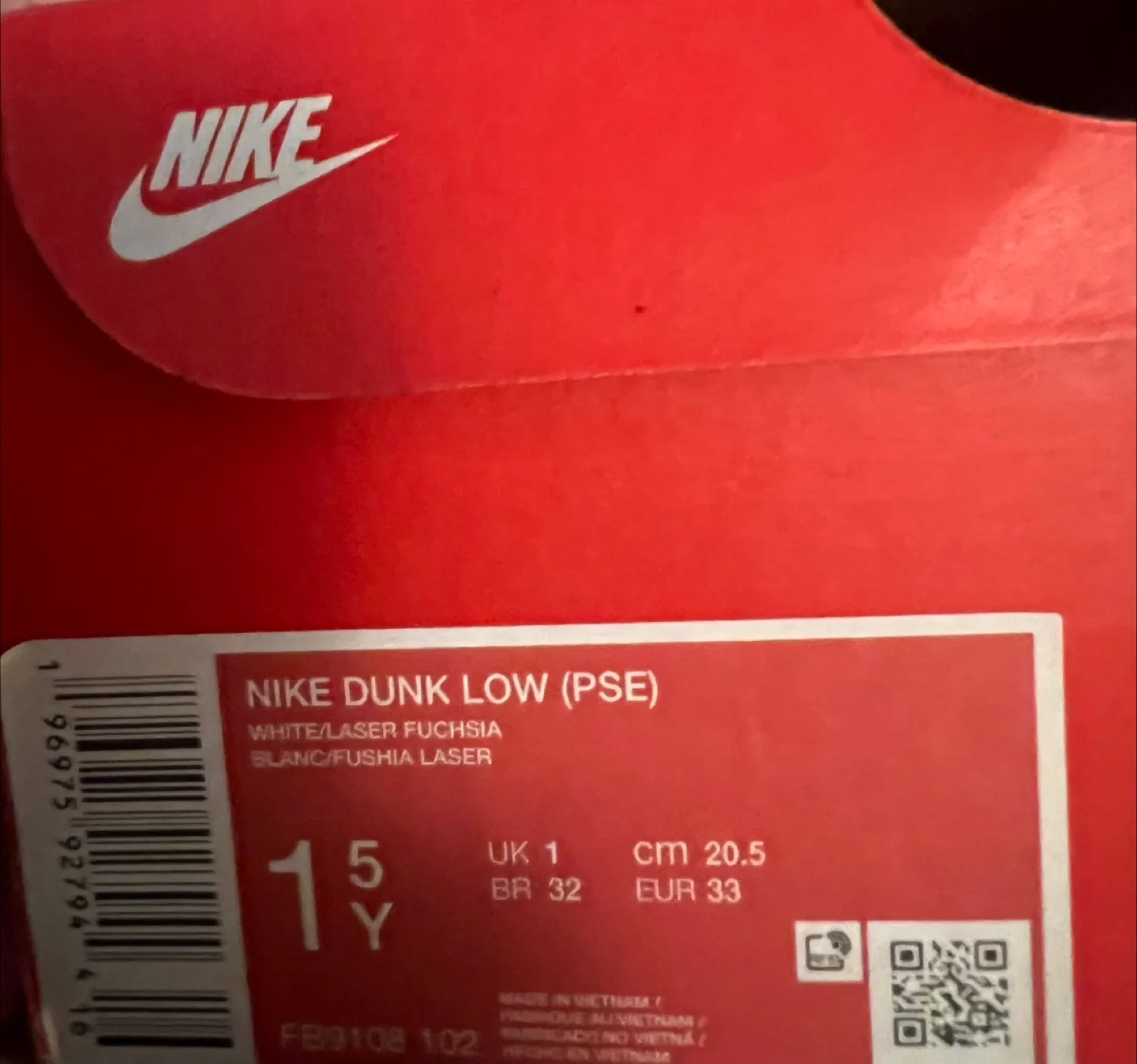 Brand New-Nike Dunk Low for Younger Kids (Youth) Size US 1.5Y image indicator(3)
