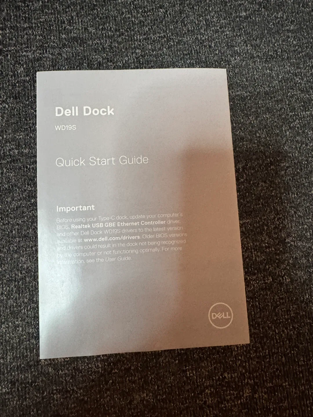 Dell Dock WD19S (New) thumbnail