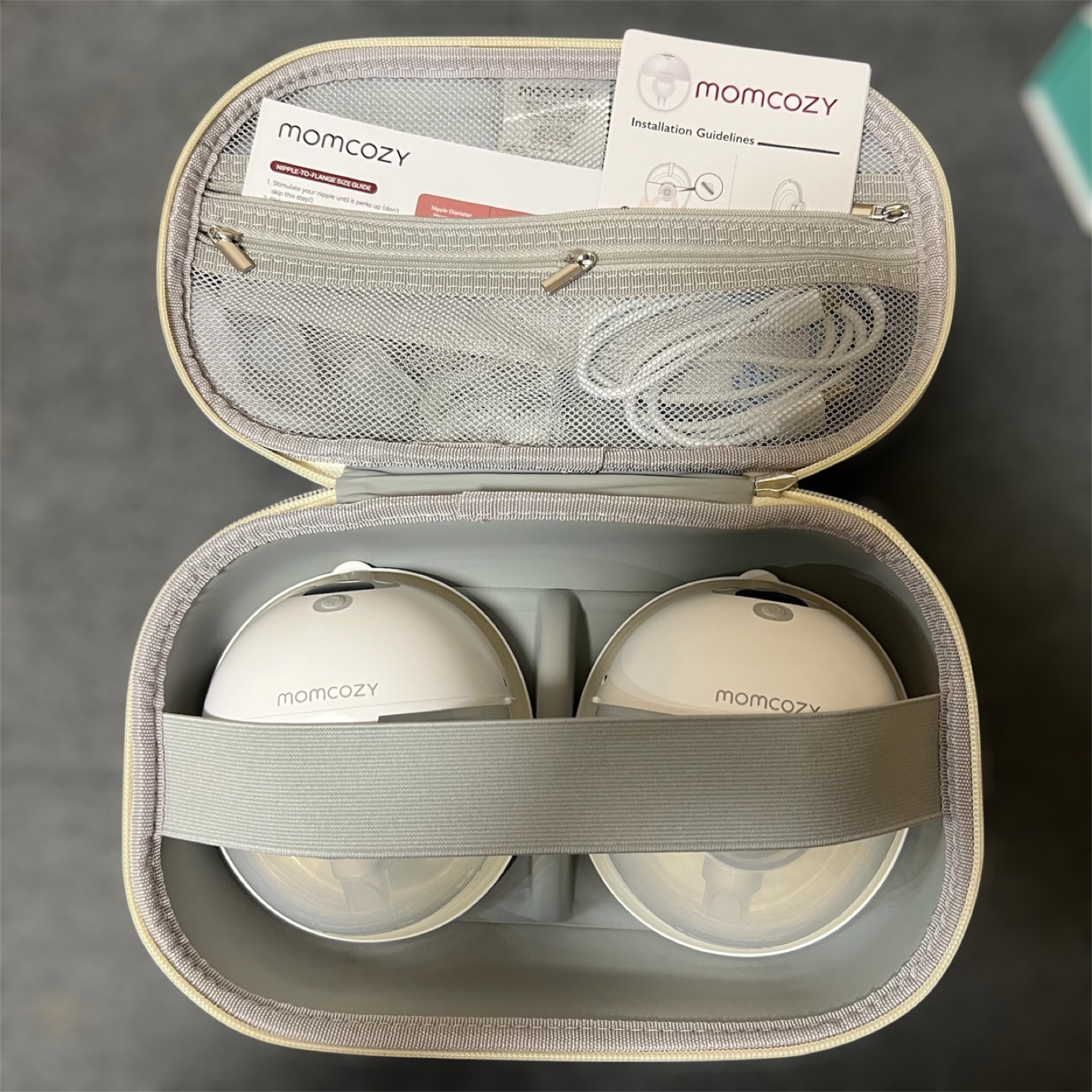 Momcozy M5 Wearable Breast Pump with Case