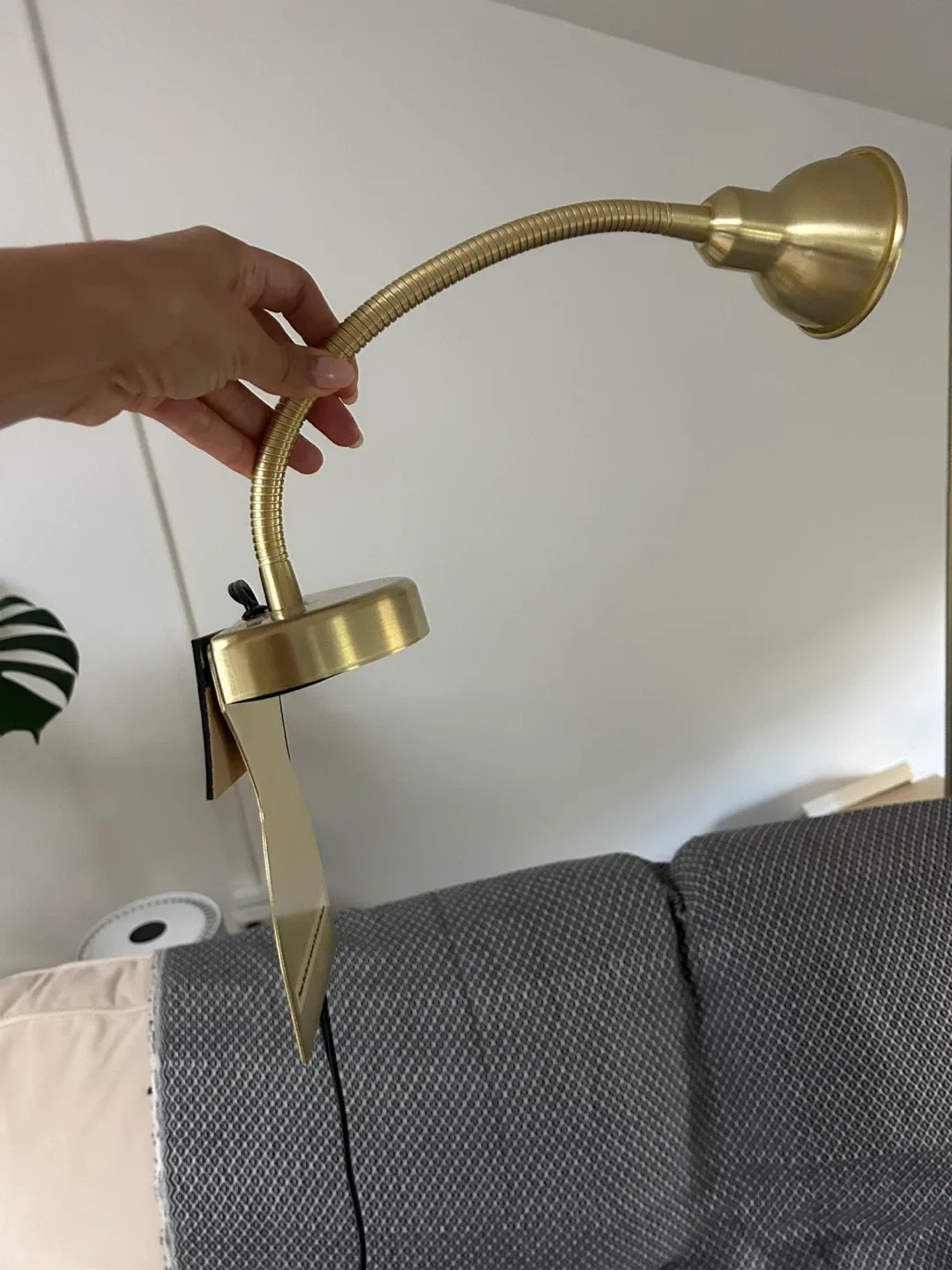 Headboard Reading Light Dimmable Lamp - Gold image indicator(3)