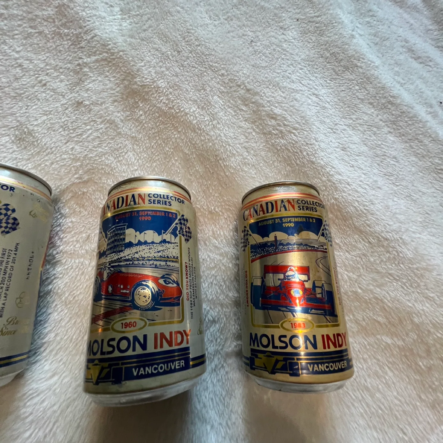 Vintage Molson Canadian Indy Collector Cans image indicator(3)