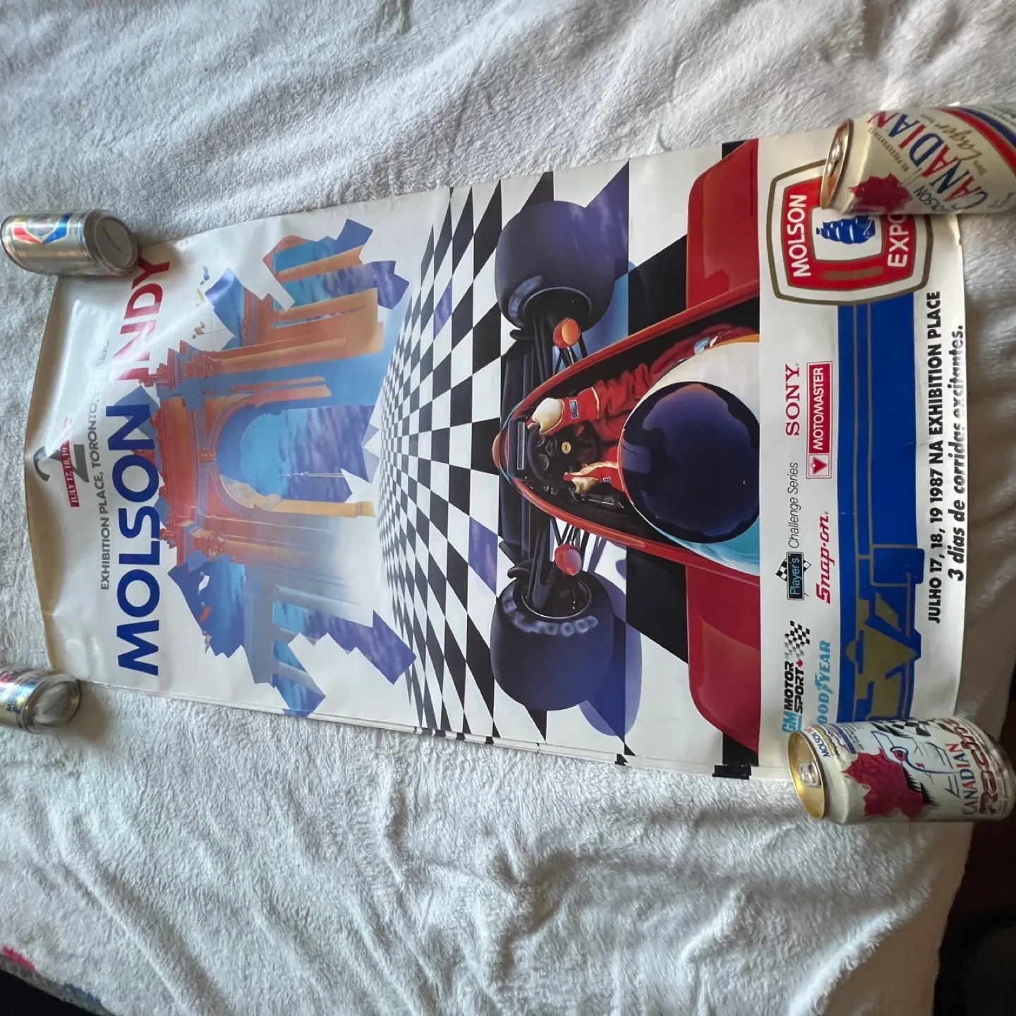 Vintage Molson Canadian Indy Collector Cans image indicator(8)