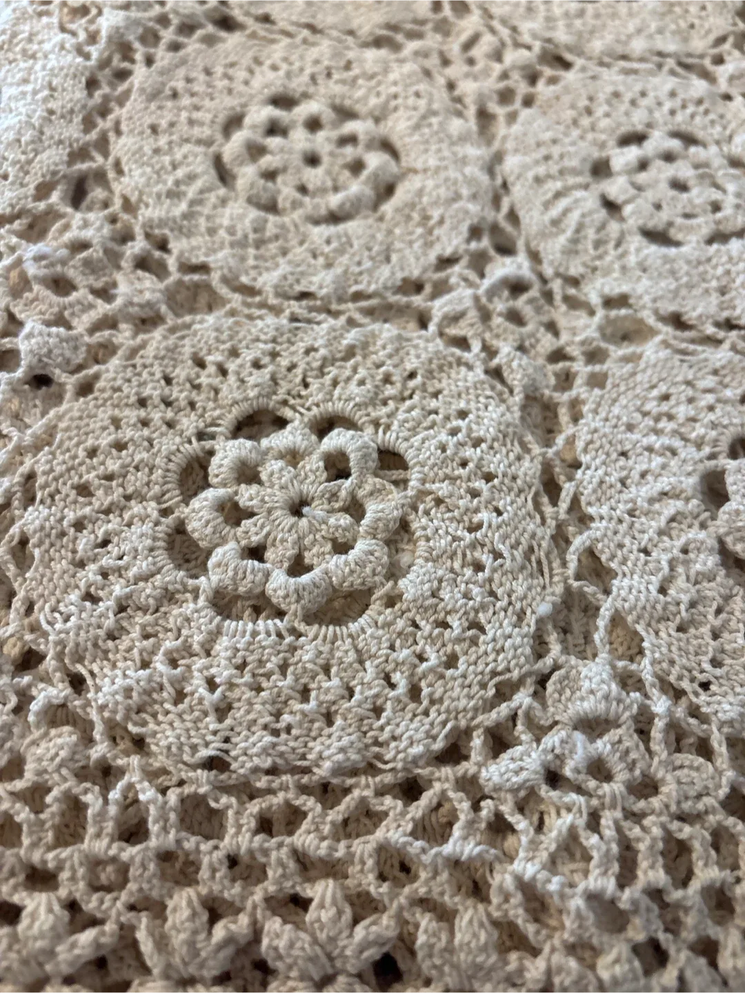 Crocheted Square Tablecloth - Handmade image indicator(7)