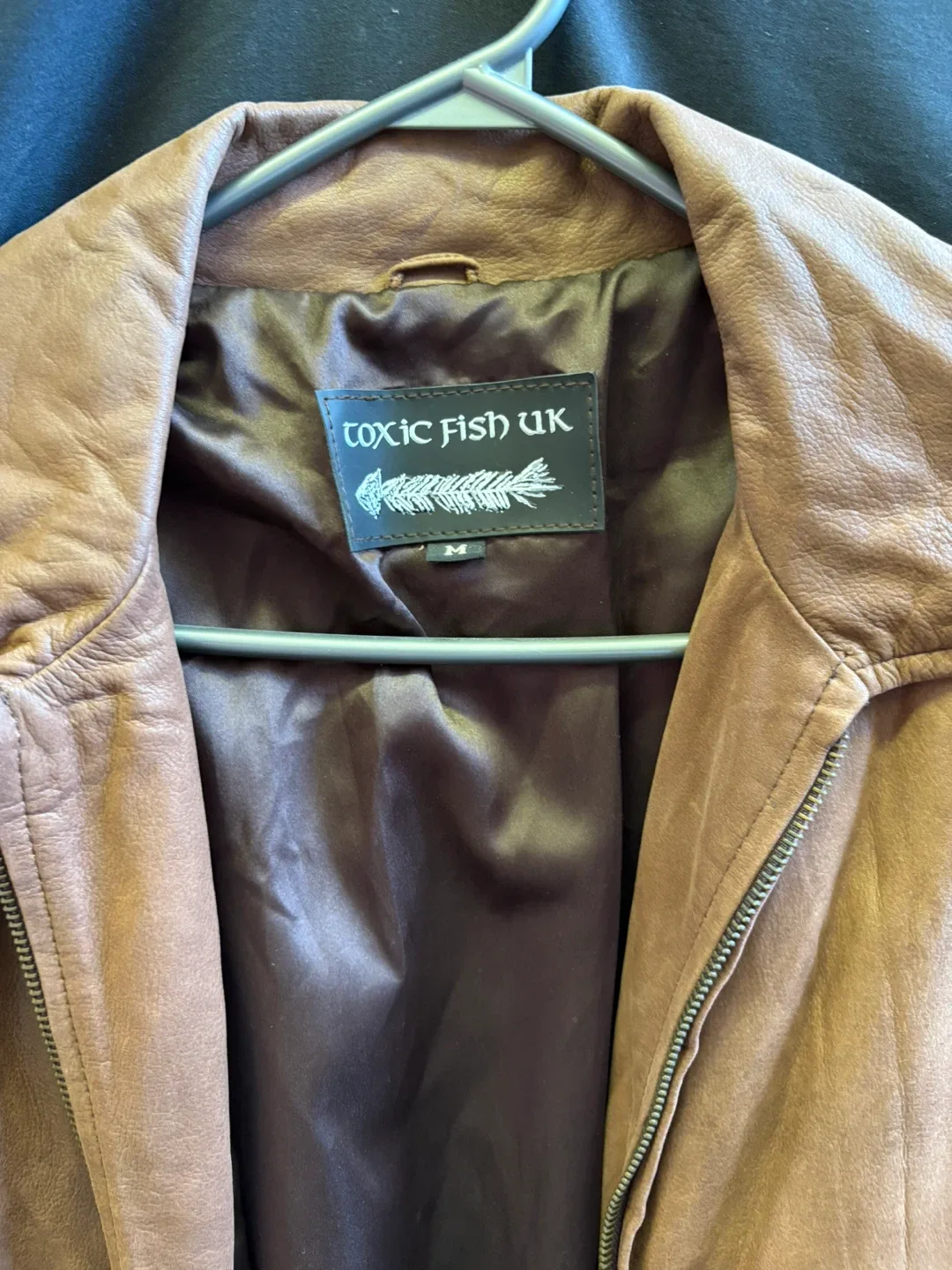 Toxic Fish UK Sonya Leather Jacket - Size M image indicator(2)