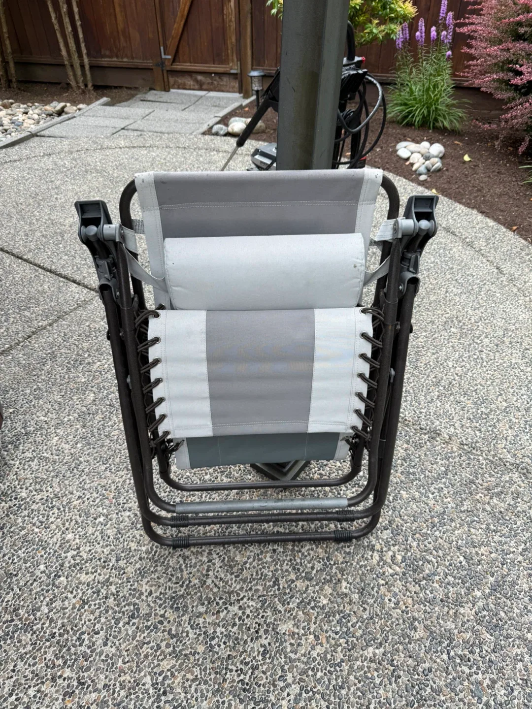 Zero Gravity Lounge Chair - Grey & White image indicator(5)