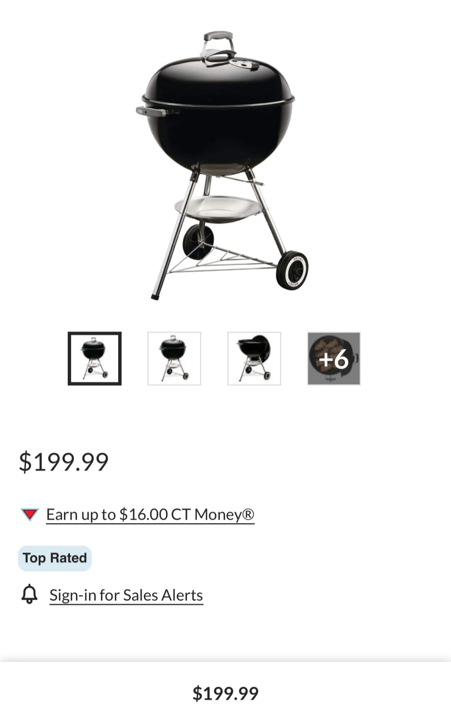 Weber Kettle BBQ Grill - Black
