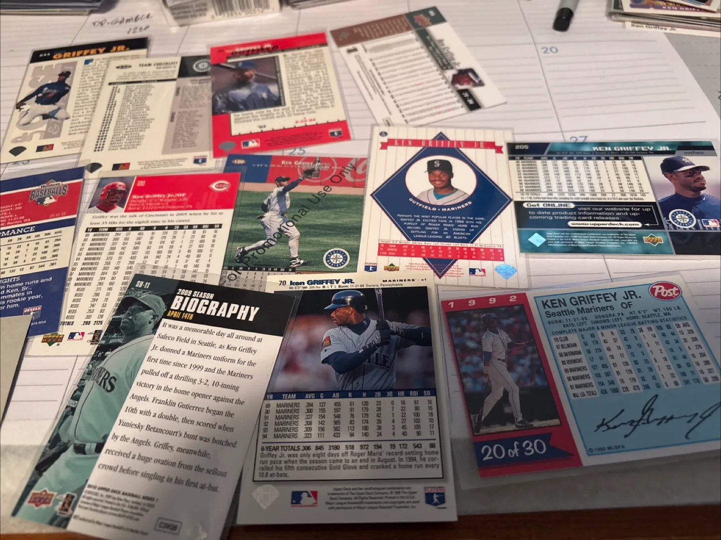 Ken Griffey Jr. Baseball Cards - Seattle Mariners image indicator(7)