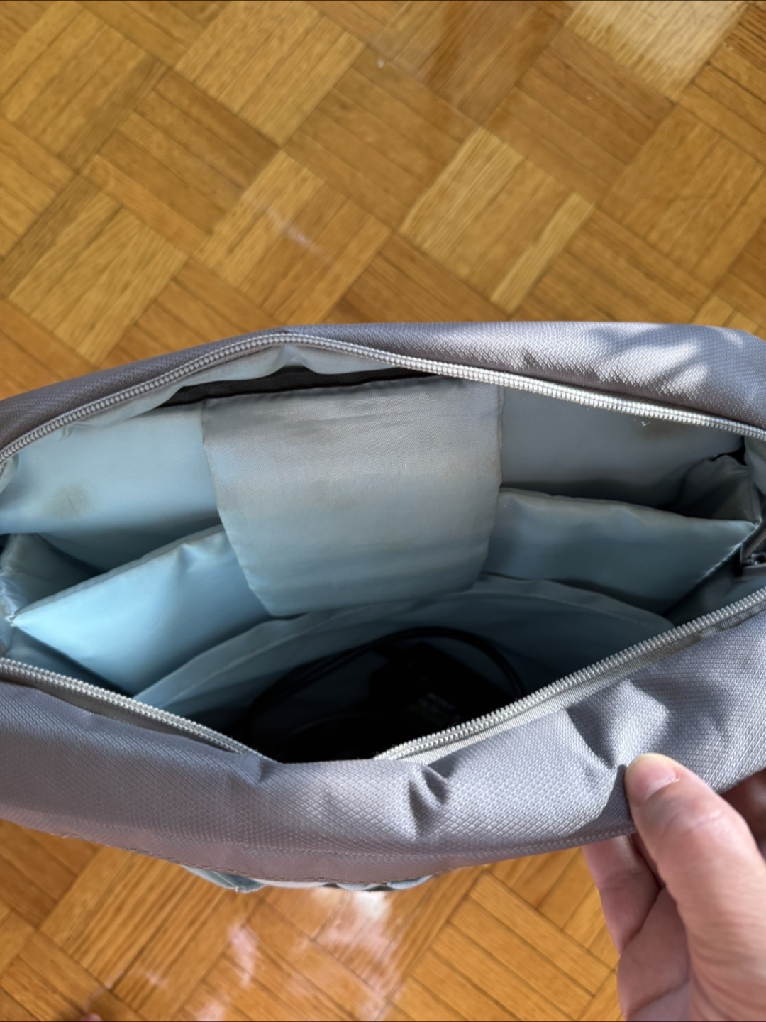 XCase Messenger Bag - Grey with Star Design - photo 5