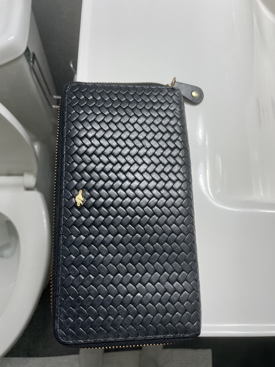 Roots Black Woven Wallet - photo 2