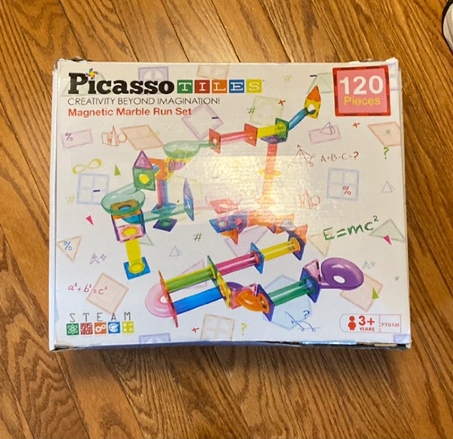 Picasso Tiles Magnetic Marble Run Set - 120 Pieces thumbnail