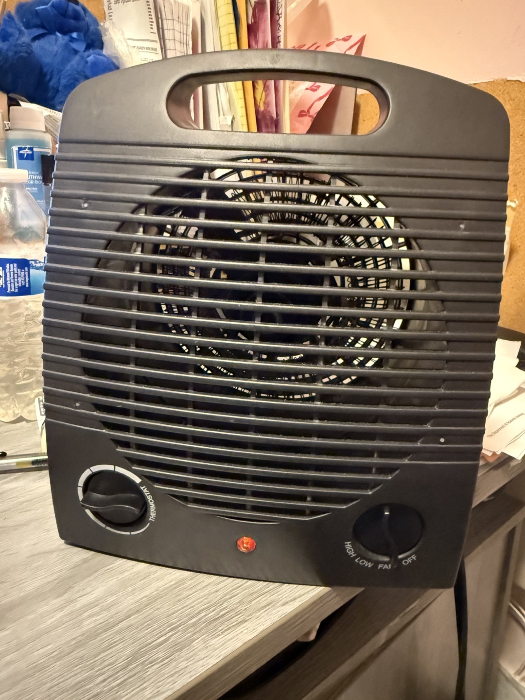 Black Portable Space Heater was $42