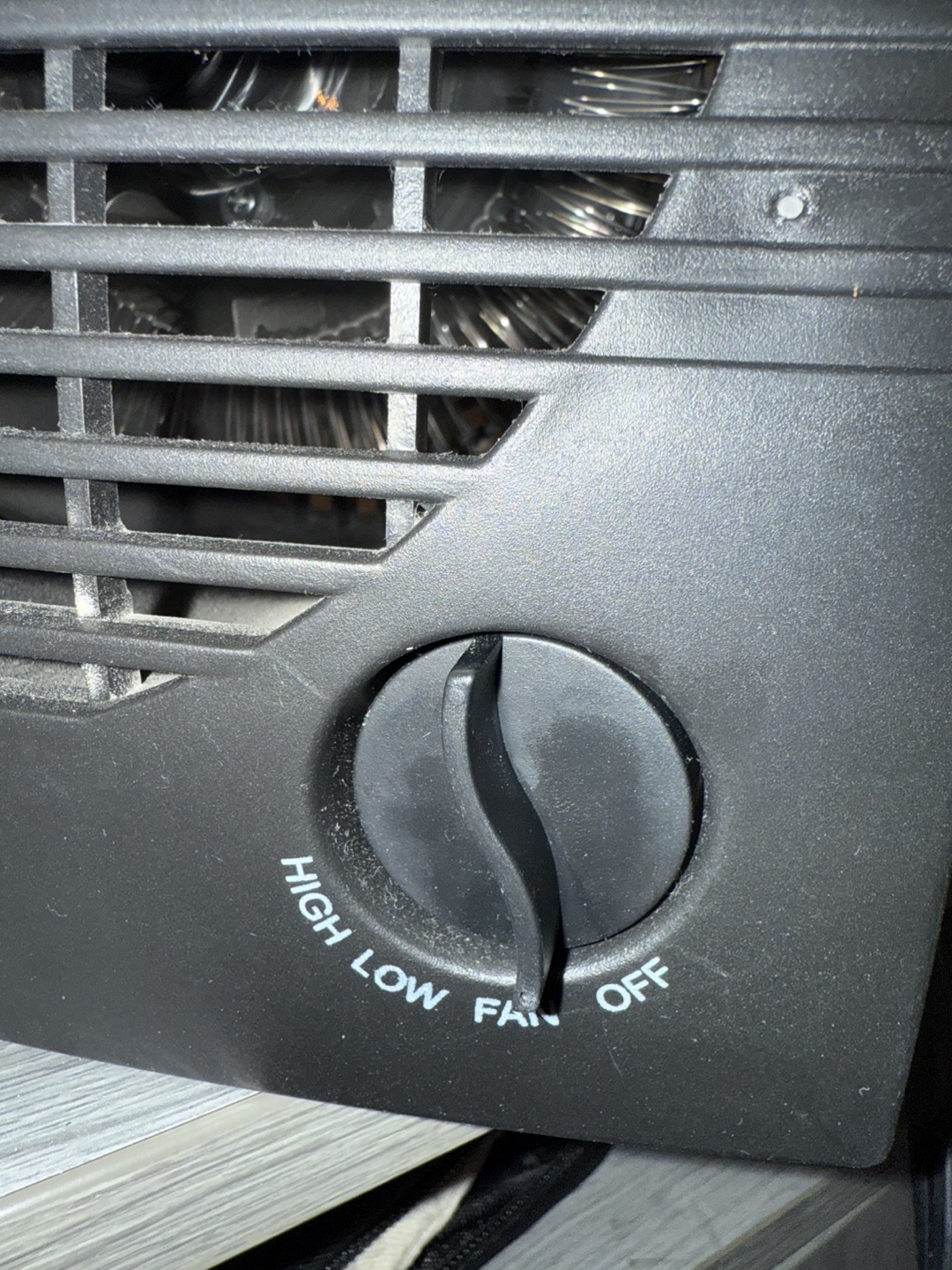 Black Portable Space Heater was $42 - photo 2