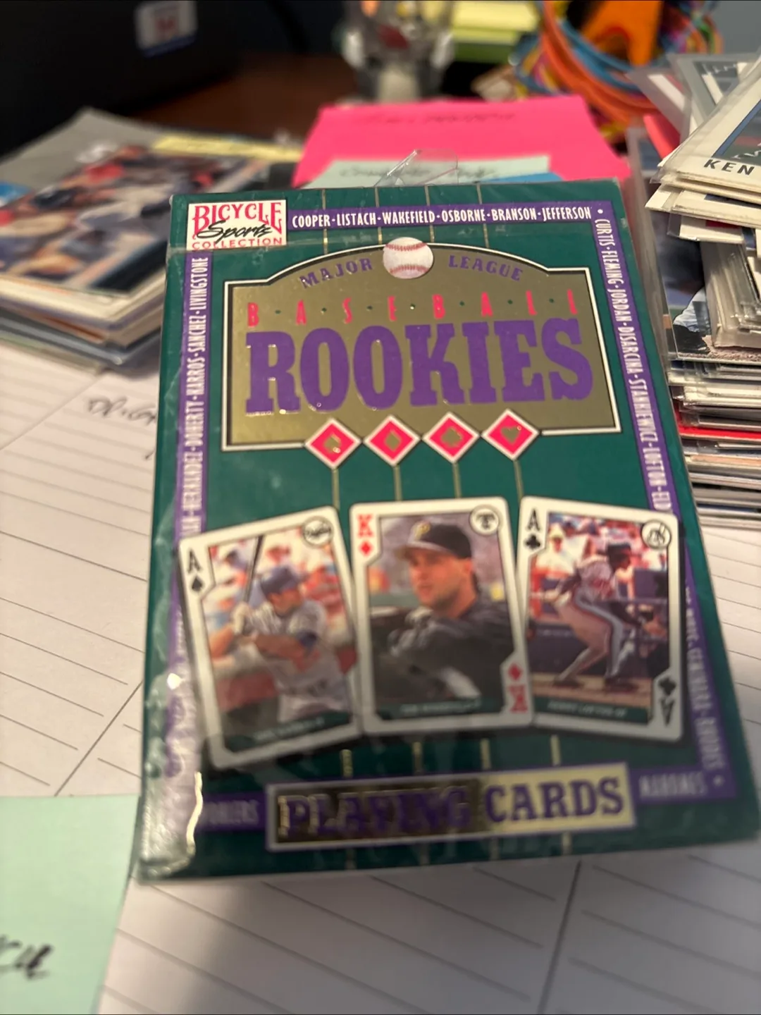 Major League Baseball Rookies Playing Cards thumbnail