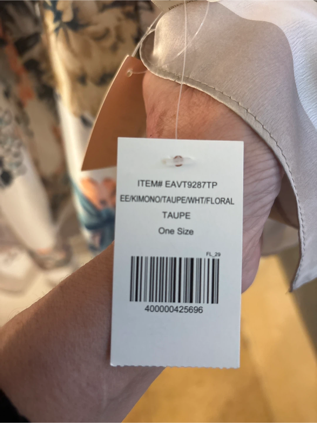 L.I.B New York Floral Kimono - One Size New With Tags - photo 3