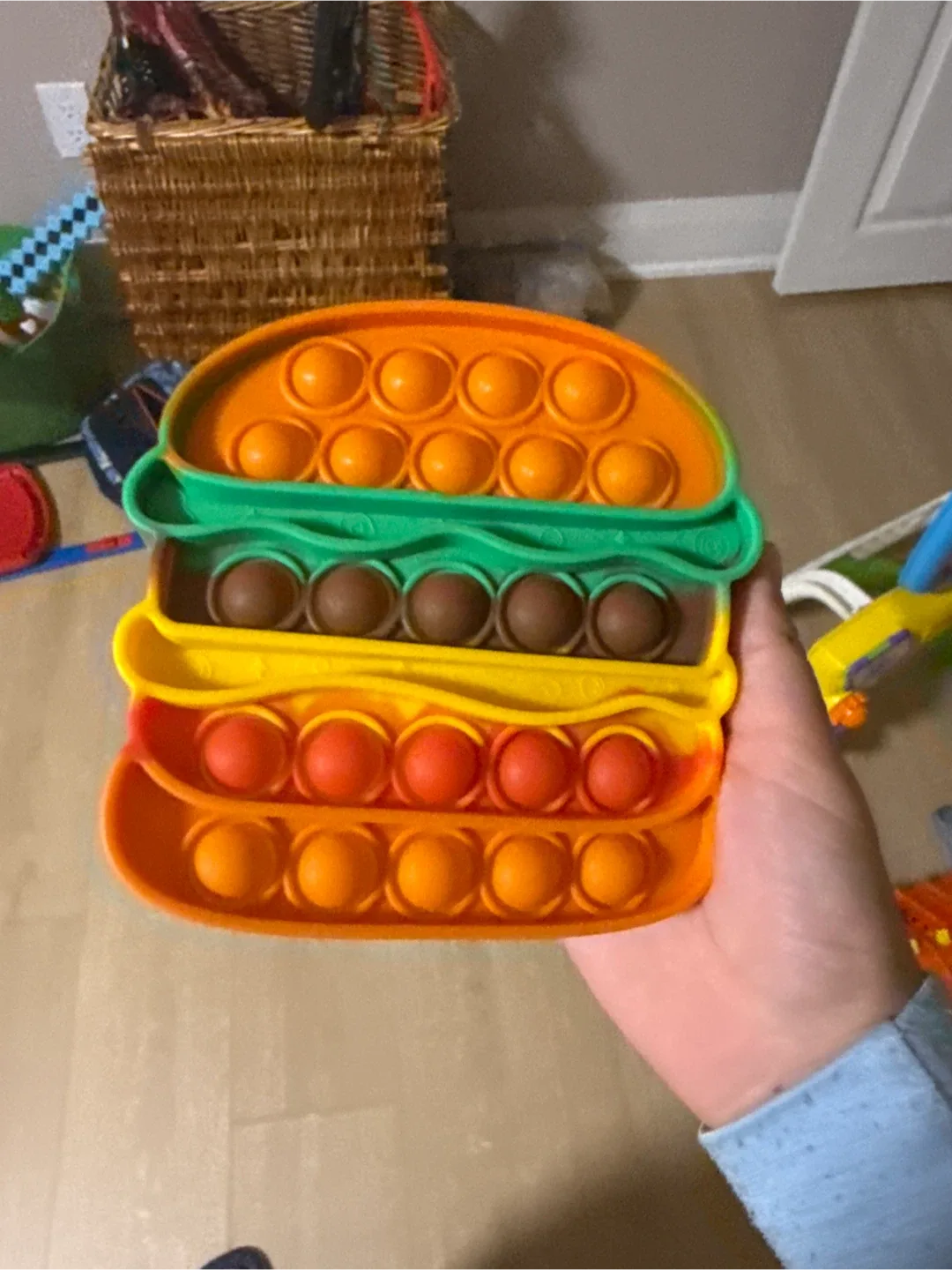 Burger Pop It Fidget Toy thumbnail