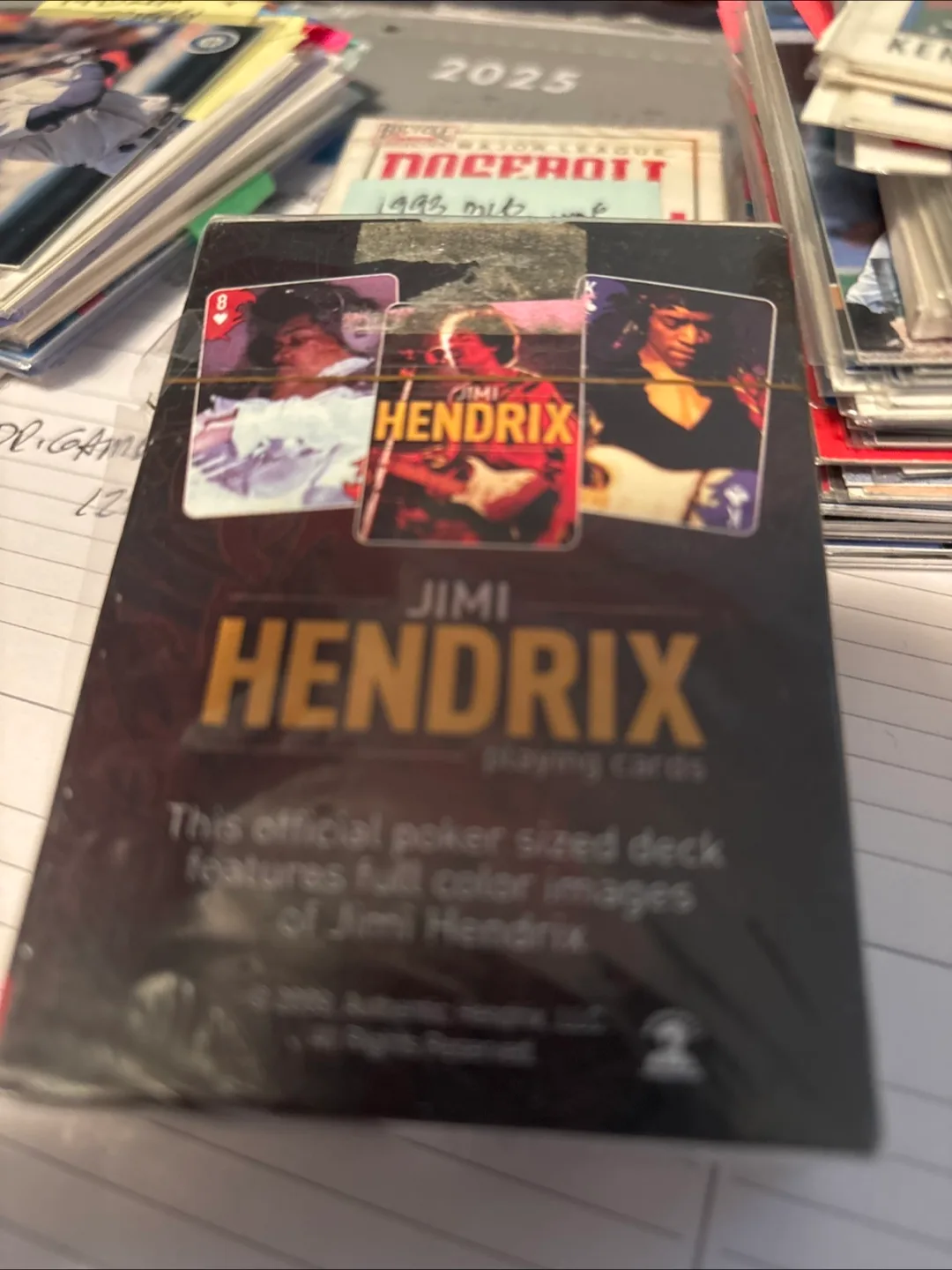 Jimi Hendrix Playing Cards - Poker Sized Deck image indicator(2)