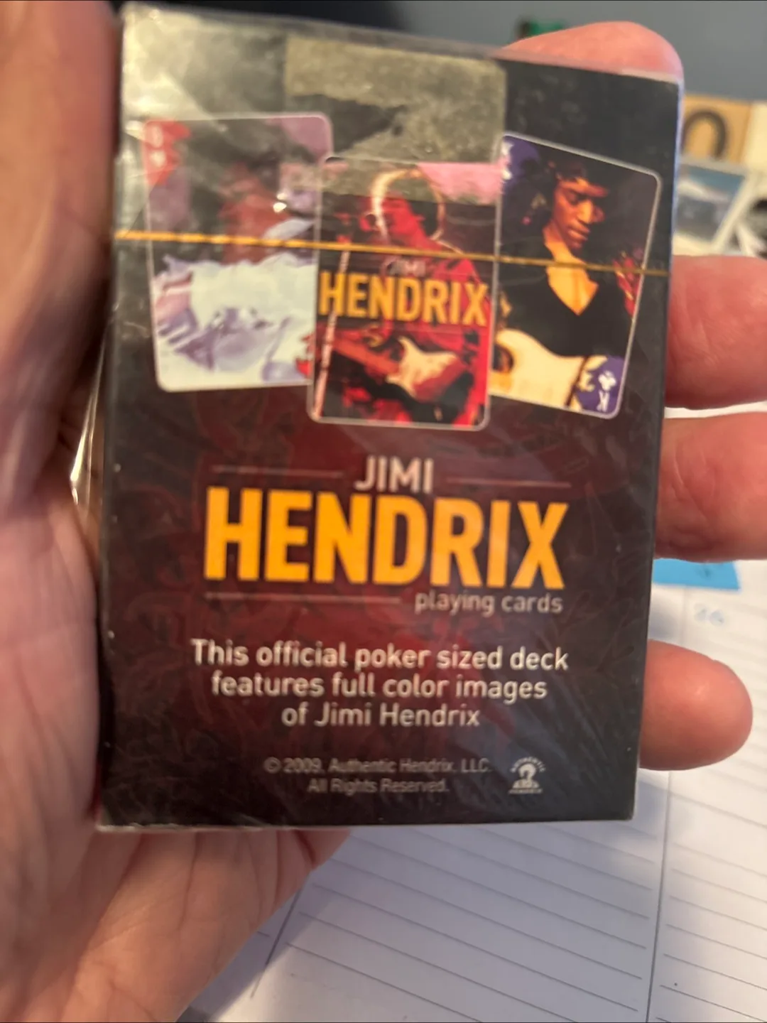 Jimi Hendrix Playing Cards - Poker Sized Deck image indicator(4)