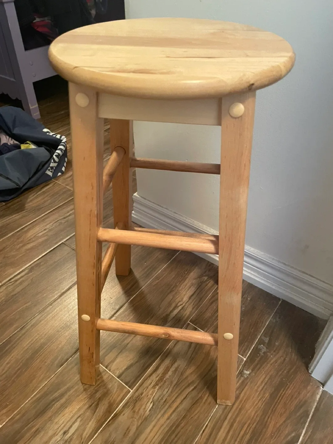 4 Wooden Bar Stools image indicator(2)