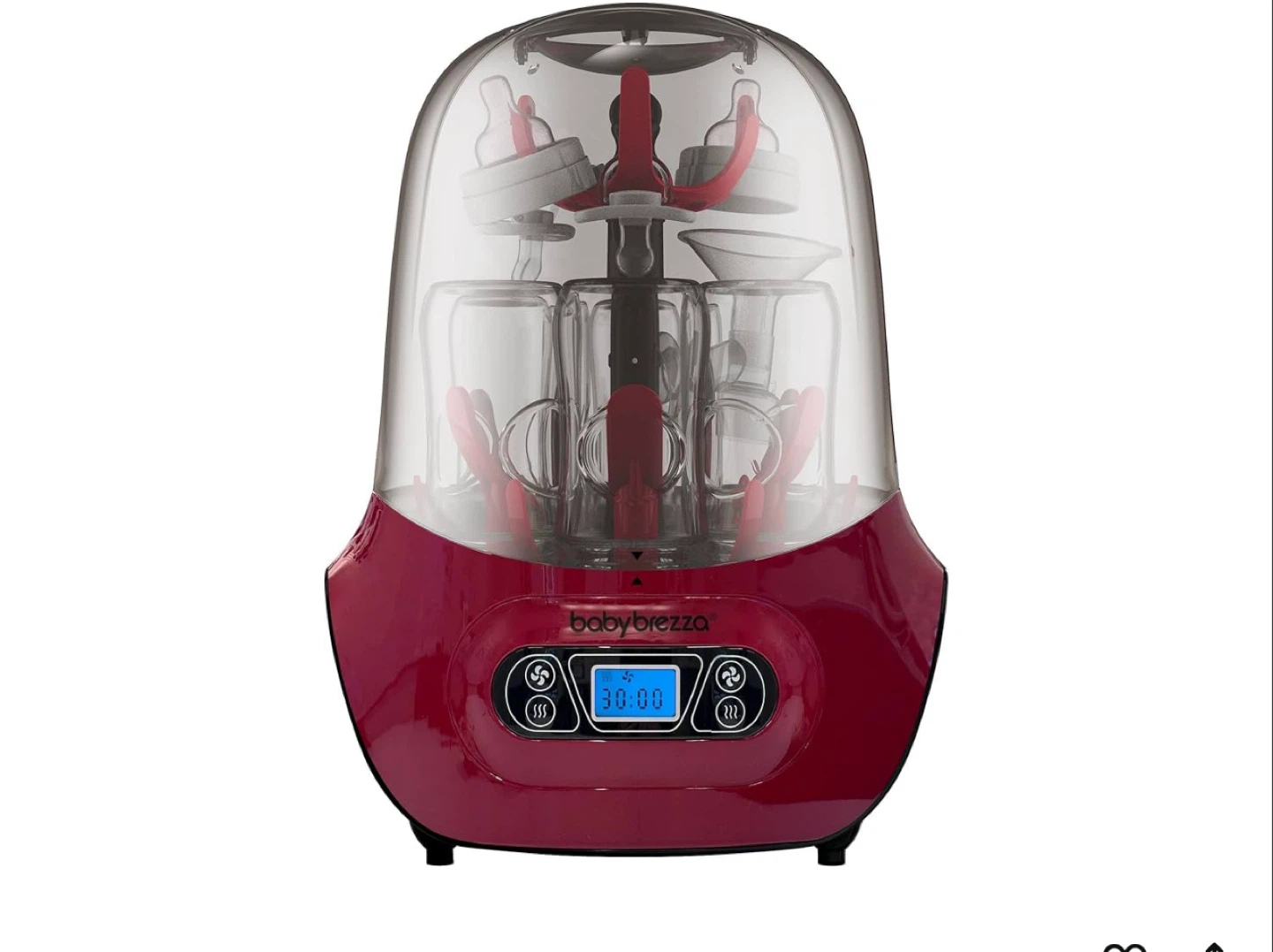 Baby brezza bottle sterilizer RED